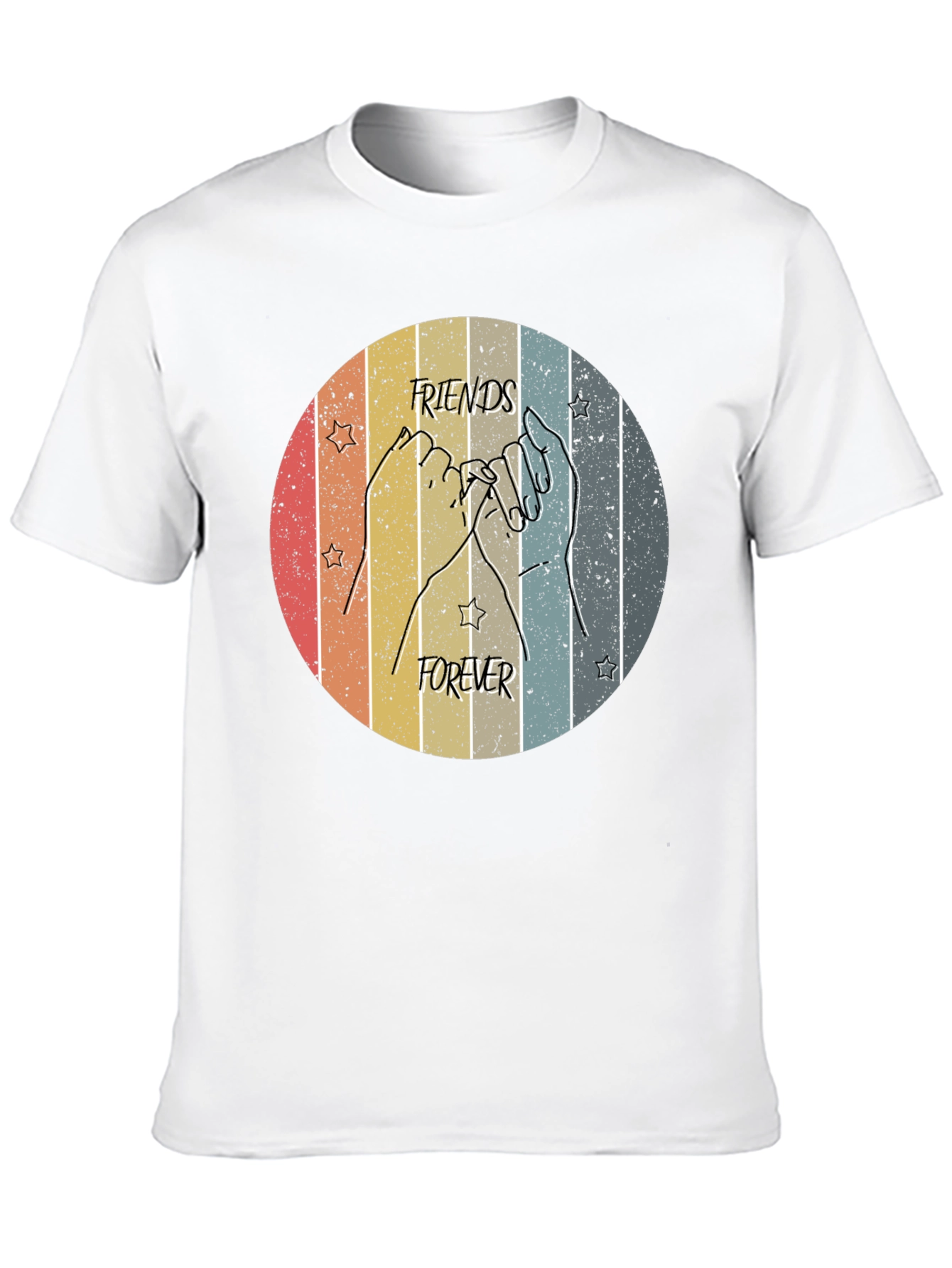 Friends Forever Retro Graphic Tee