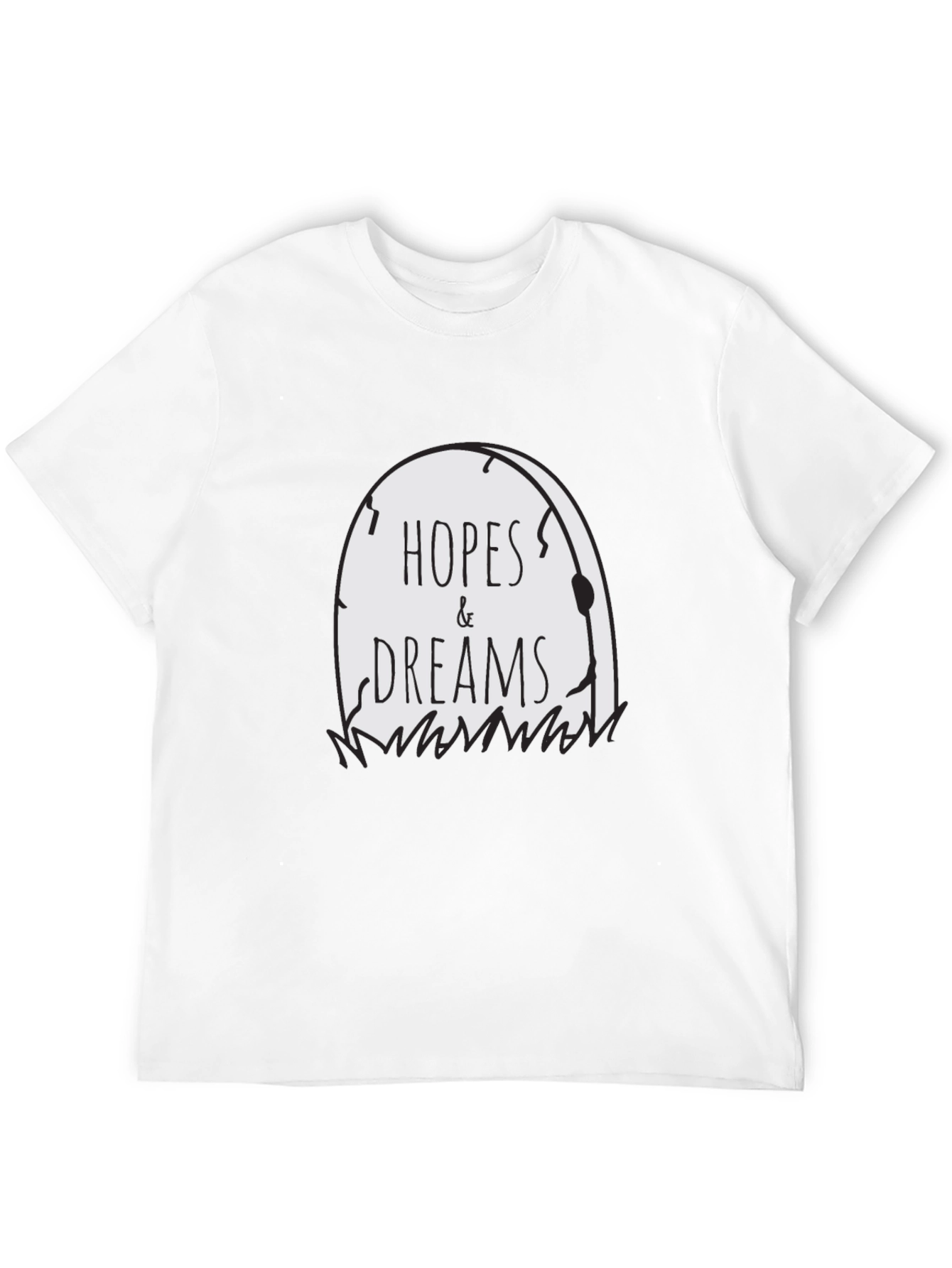 Hopes & Dreams Tombstone Graphic Tee - Black