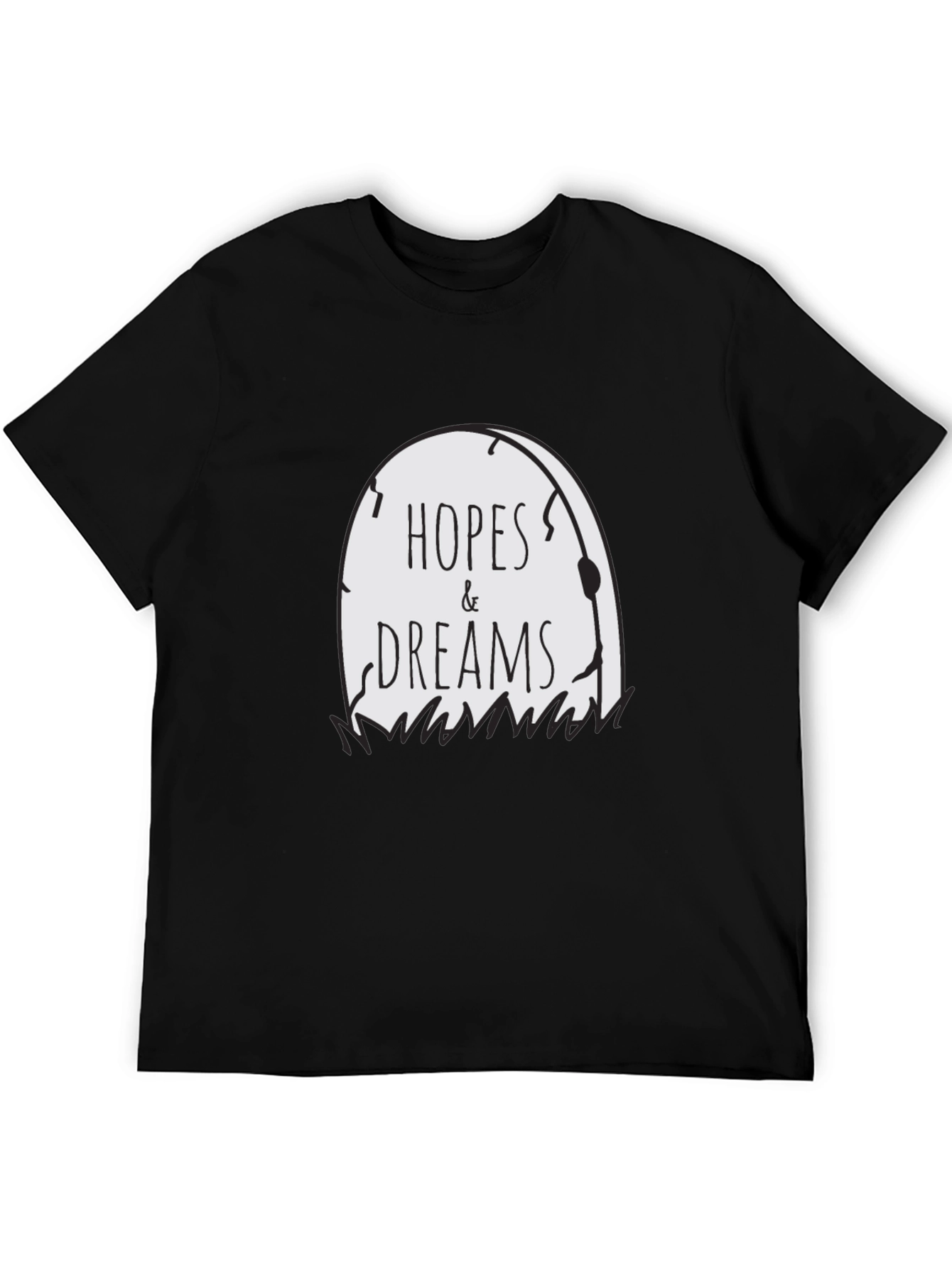 Hopes & Dreams Tombstone Graphic Tee - Black