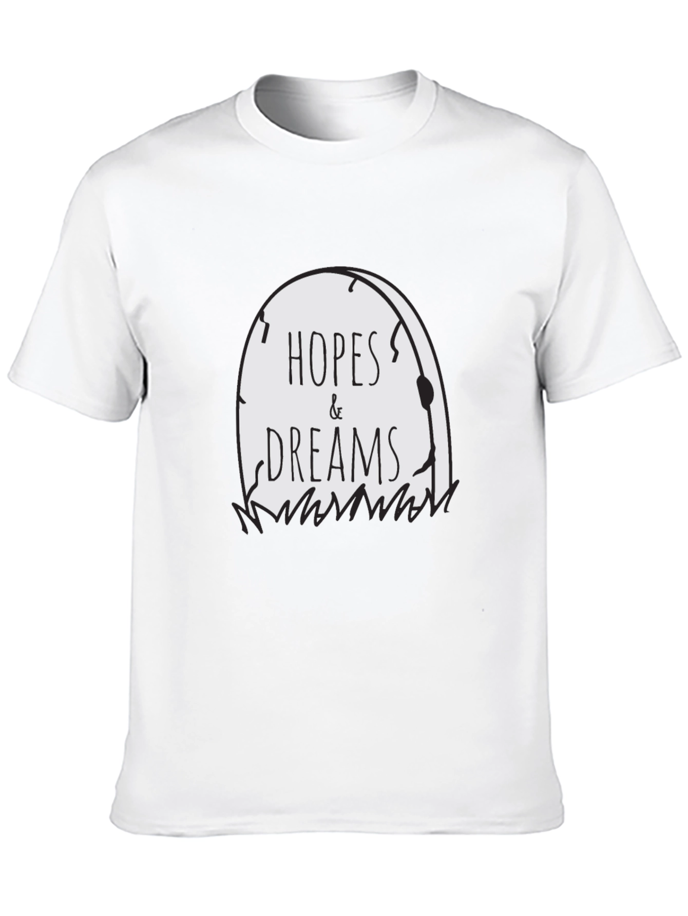 Hopes & Dreams Tombstone Graphic Tee - Black