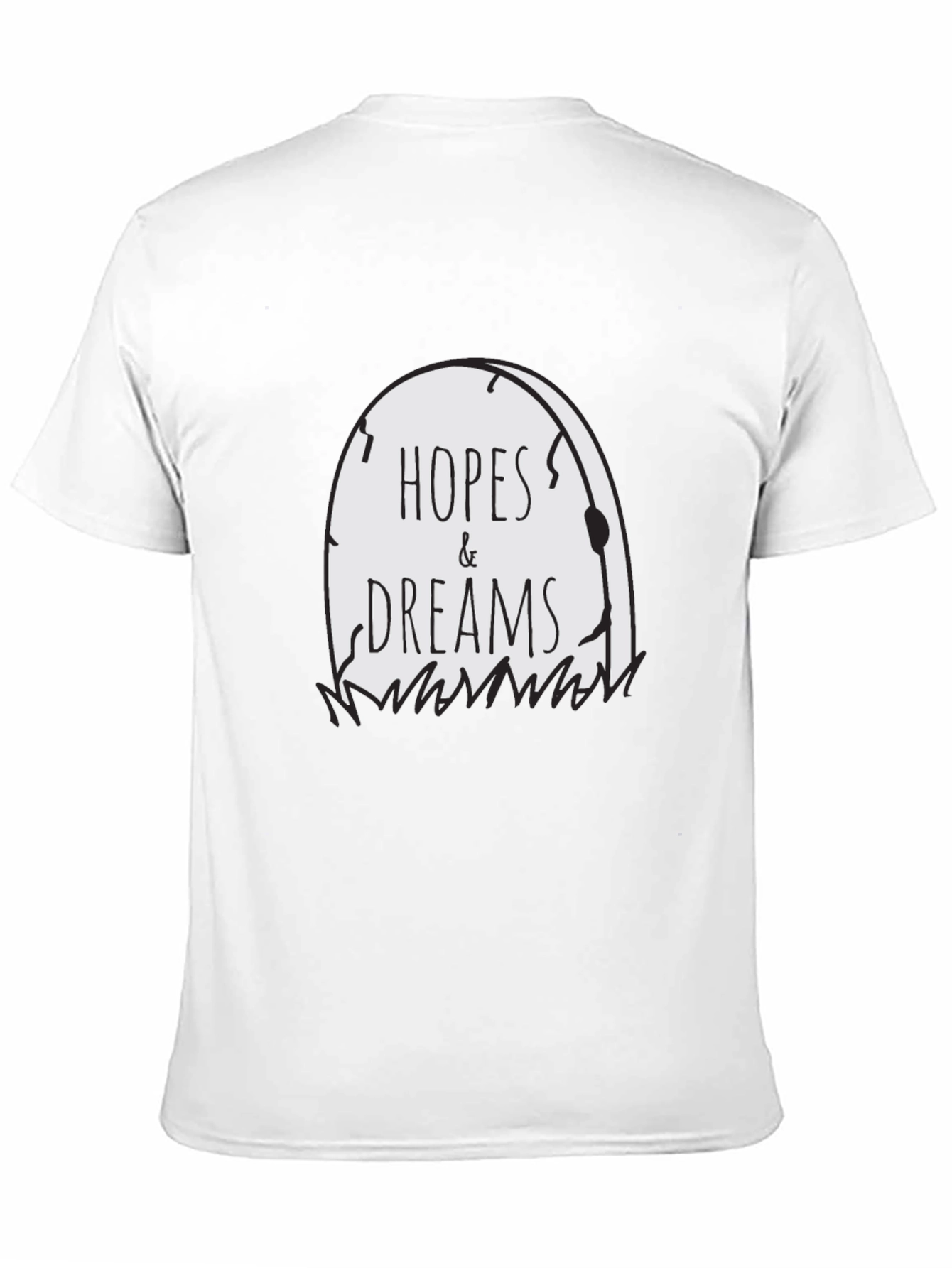 Hopes & Dreams Tombstone Graphic Tee - Black