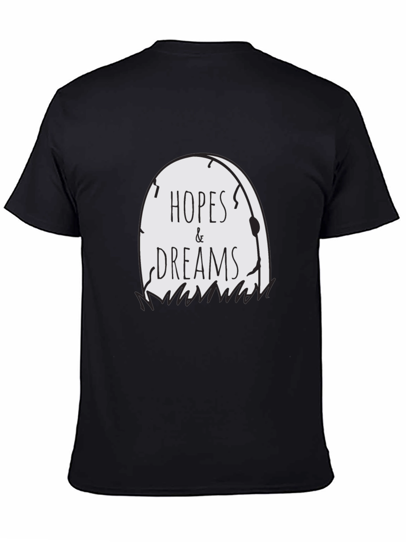 Hopes & Dreams Tombstone Graphic Tee - Black