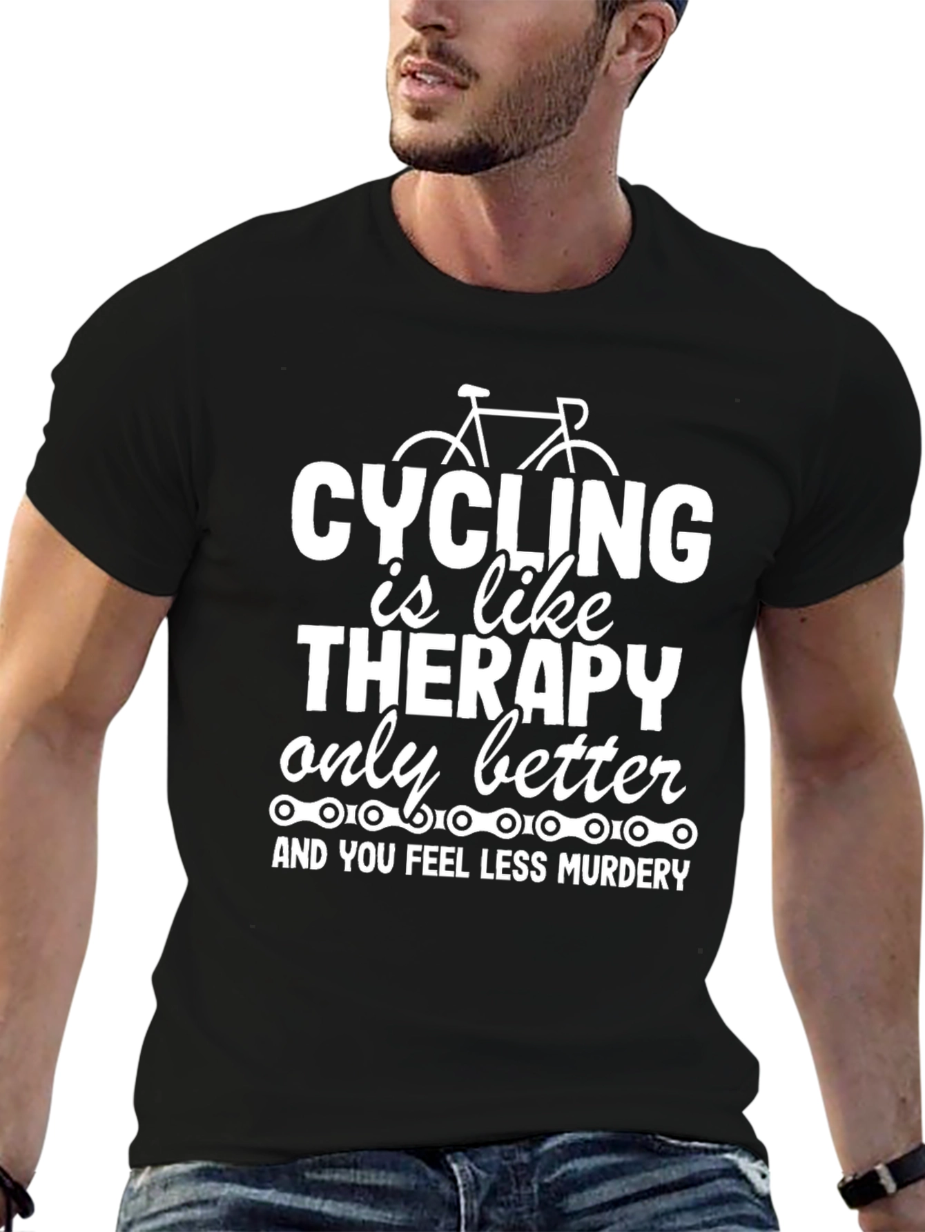 Cycling is Like Therapy T-Shirt