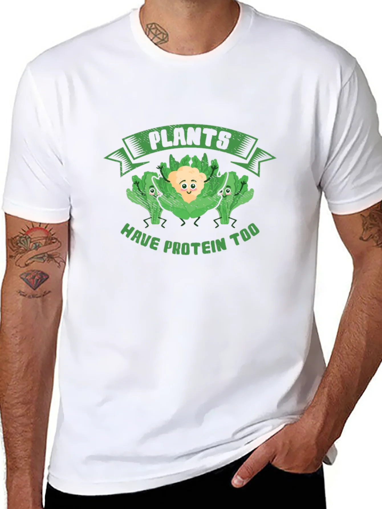 Plants Have Protein Too Graphic Tee