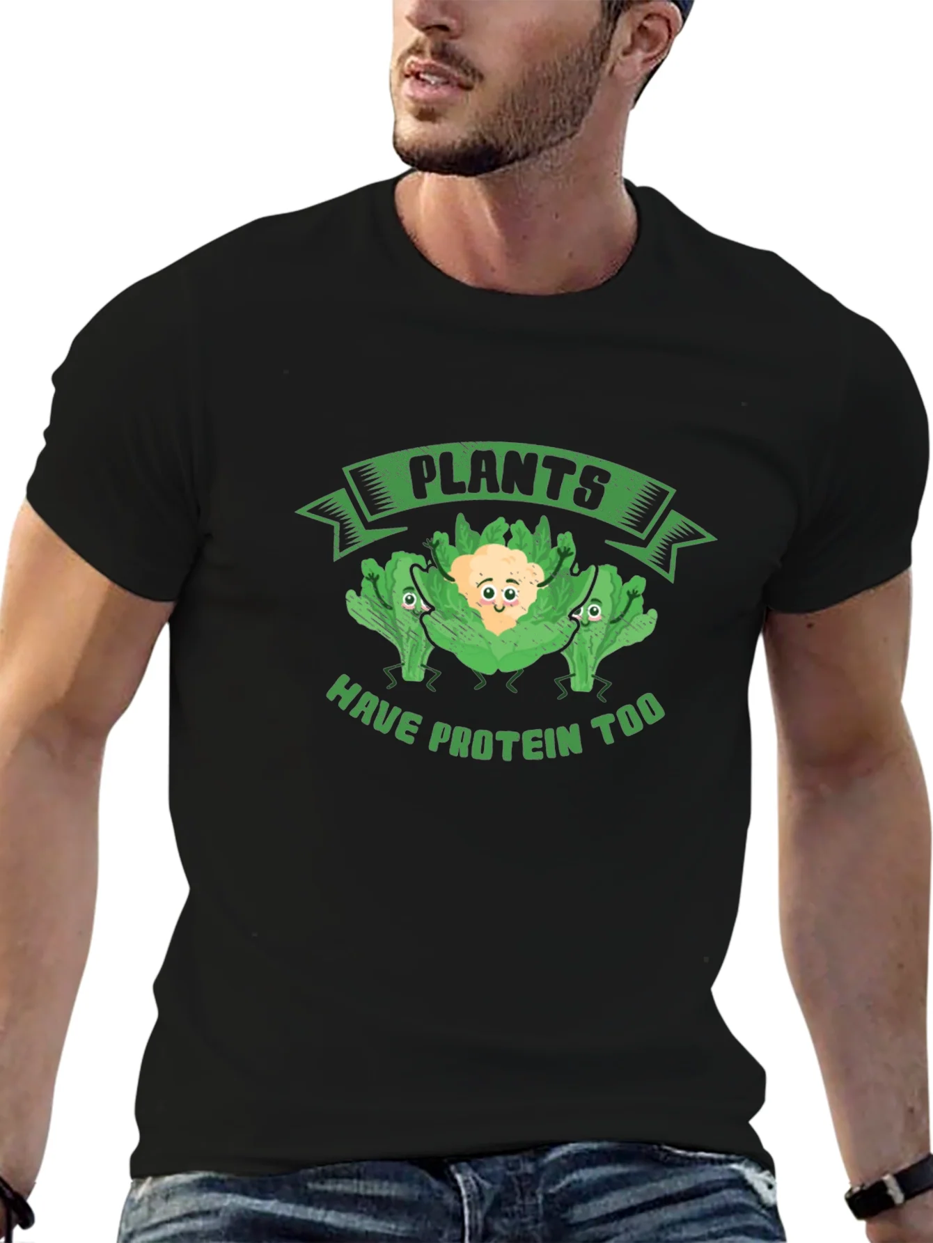 Plants Have Protein Too Graphic Tee