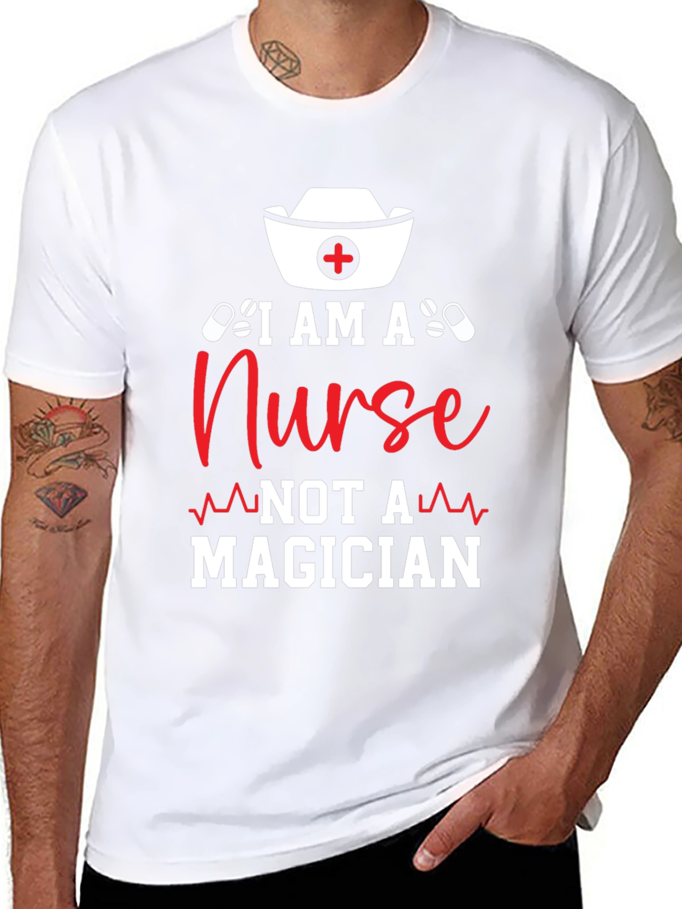 Nurse T-Shirt: I am a Nurse Not a Magician