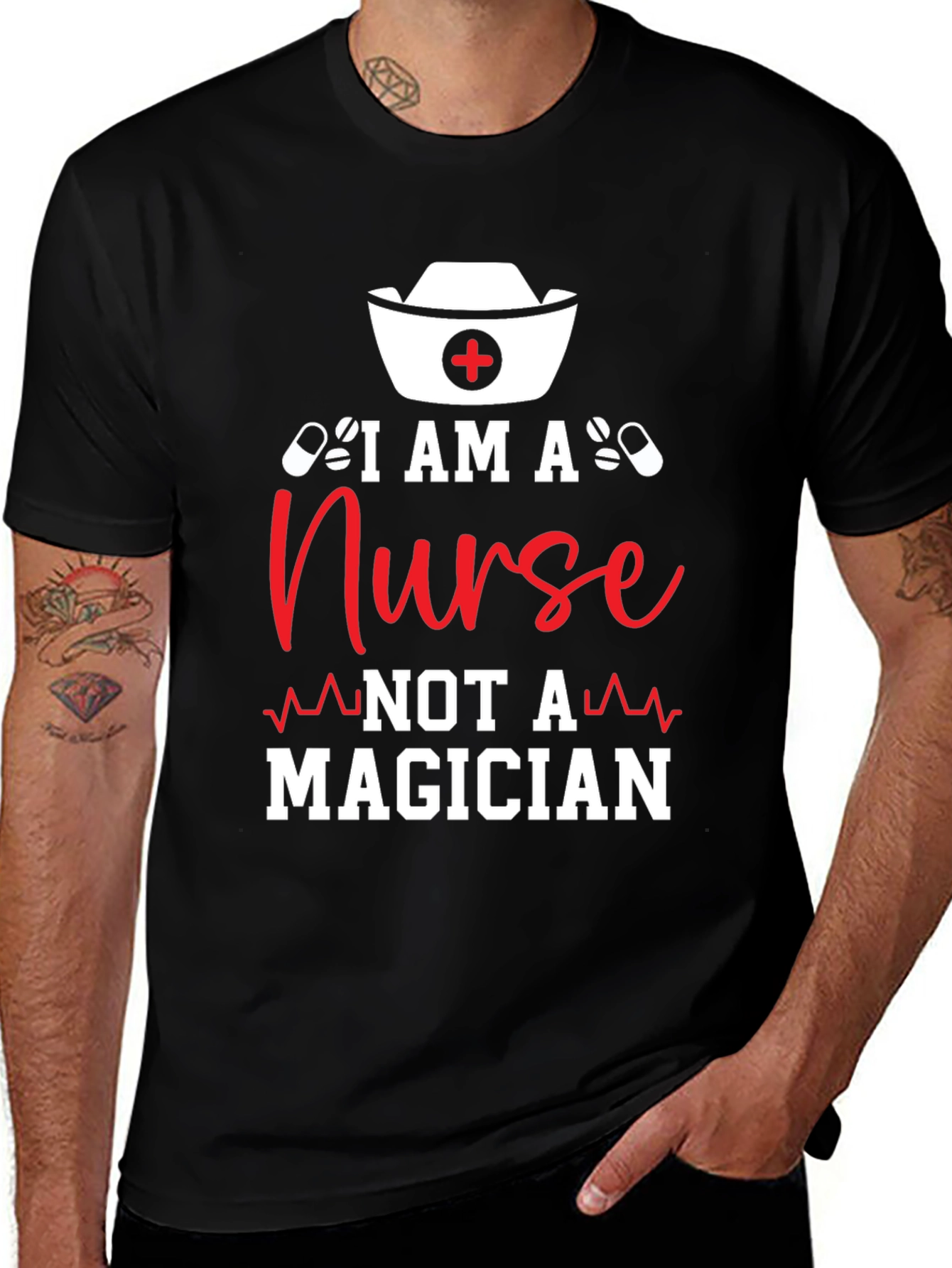 Nurse T-Shirt: I am a Nurse Not a Magician
