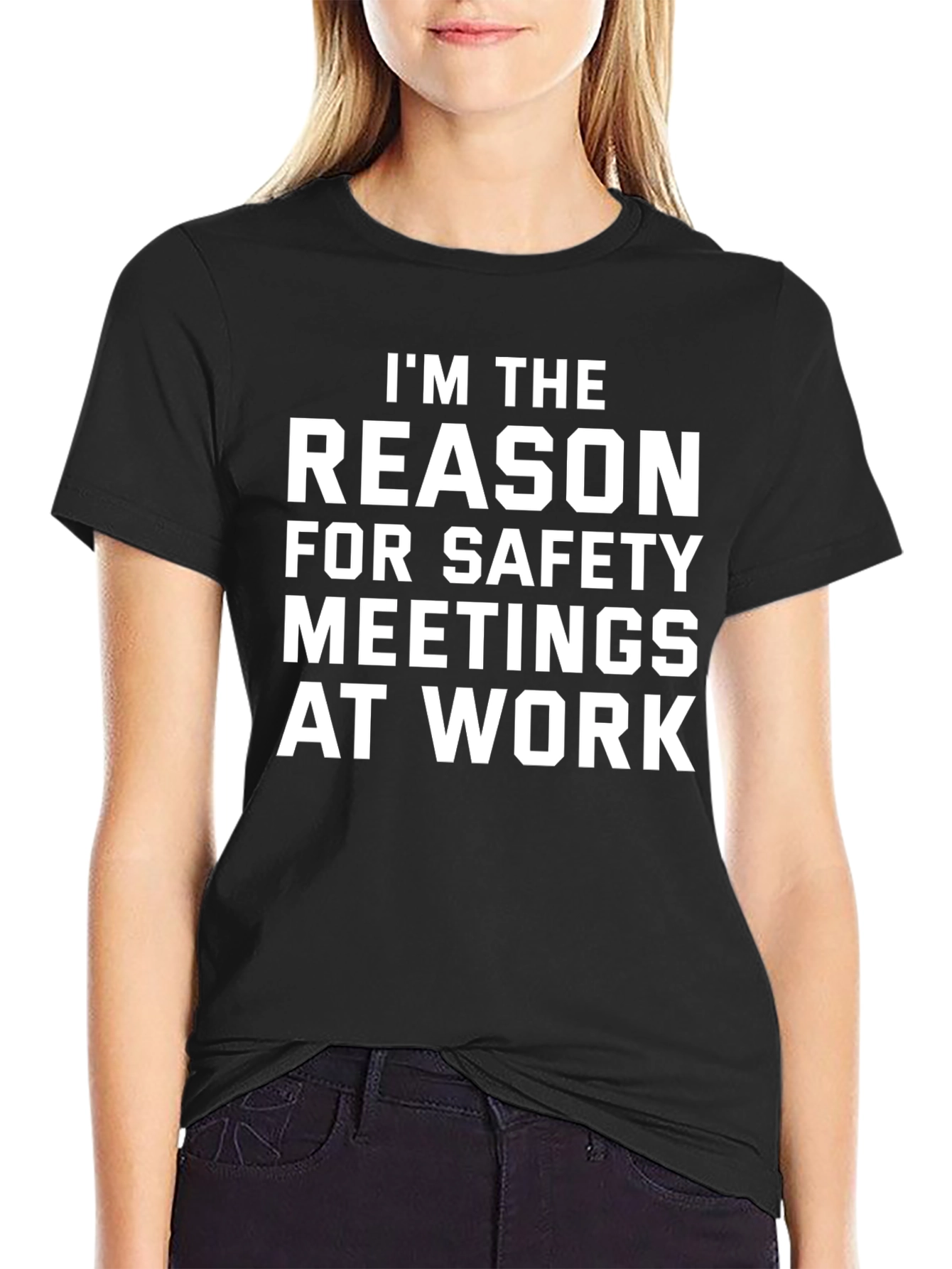 Funny Safety Meeting T-Shirt - Adult Humor