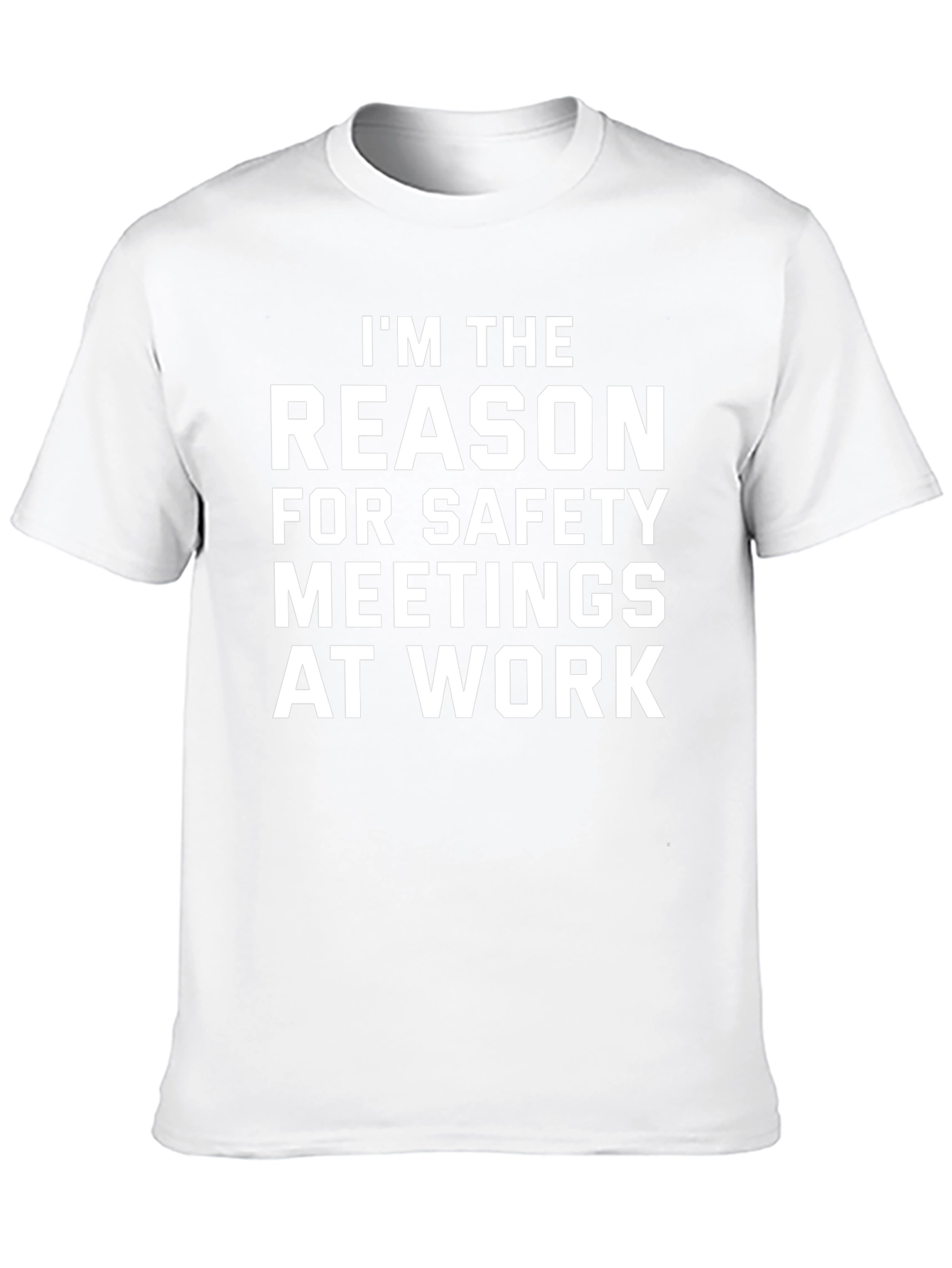 Funny Safety Meeting T-Shirt - Adult Humor