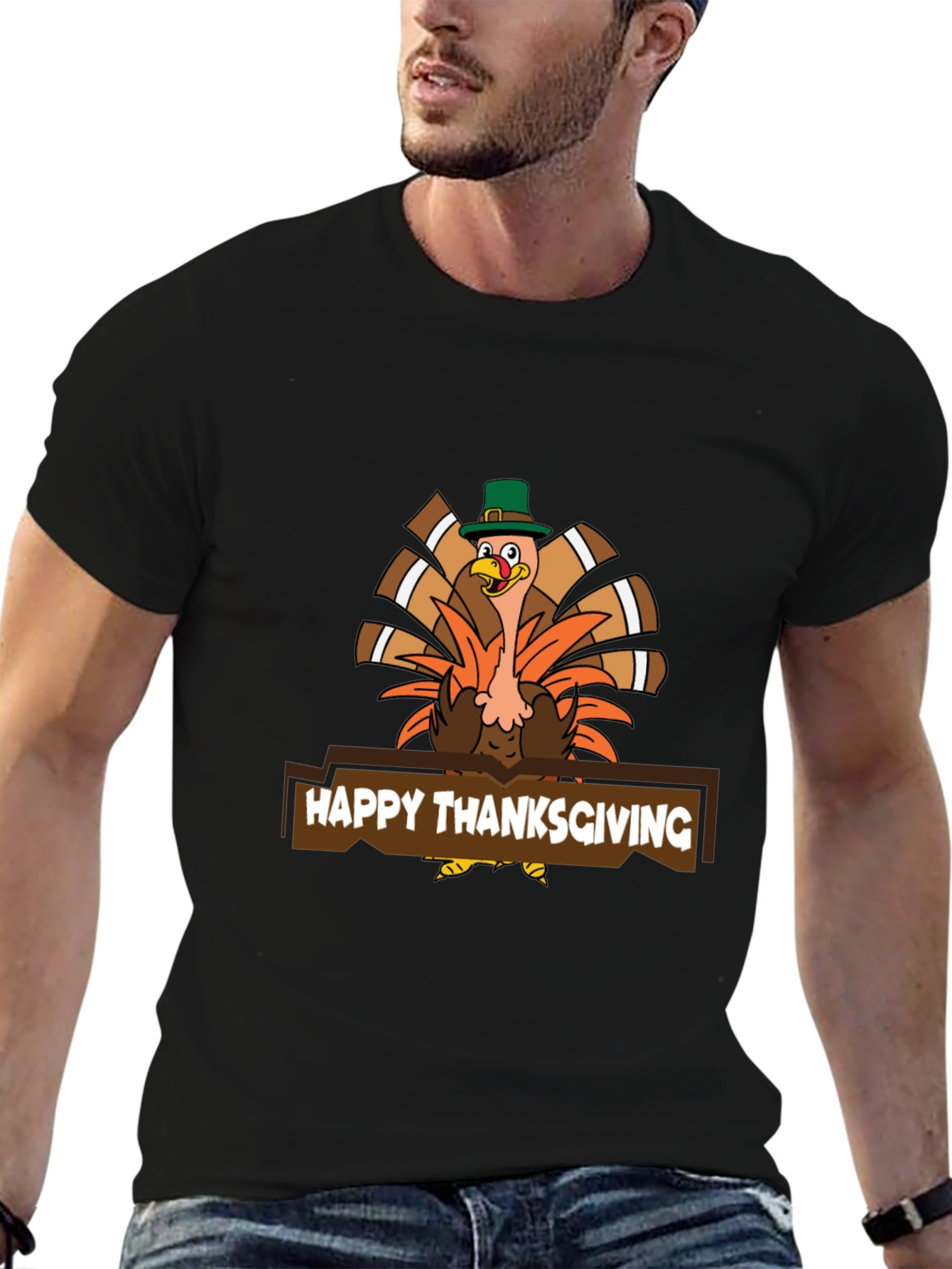 Thanksgiving Turkey T-Shirt - Holiday Graphic Tee