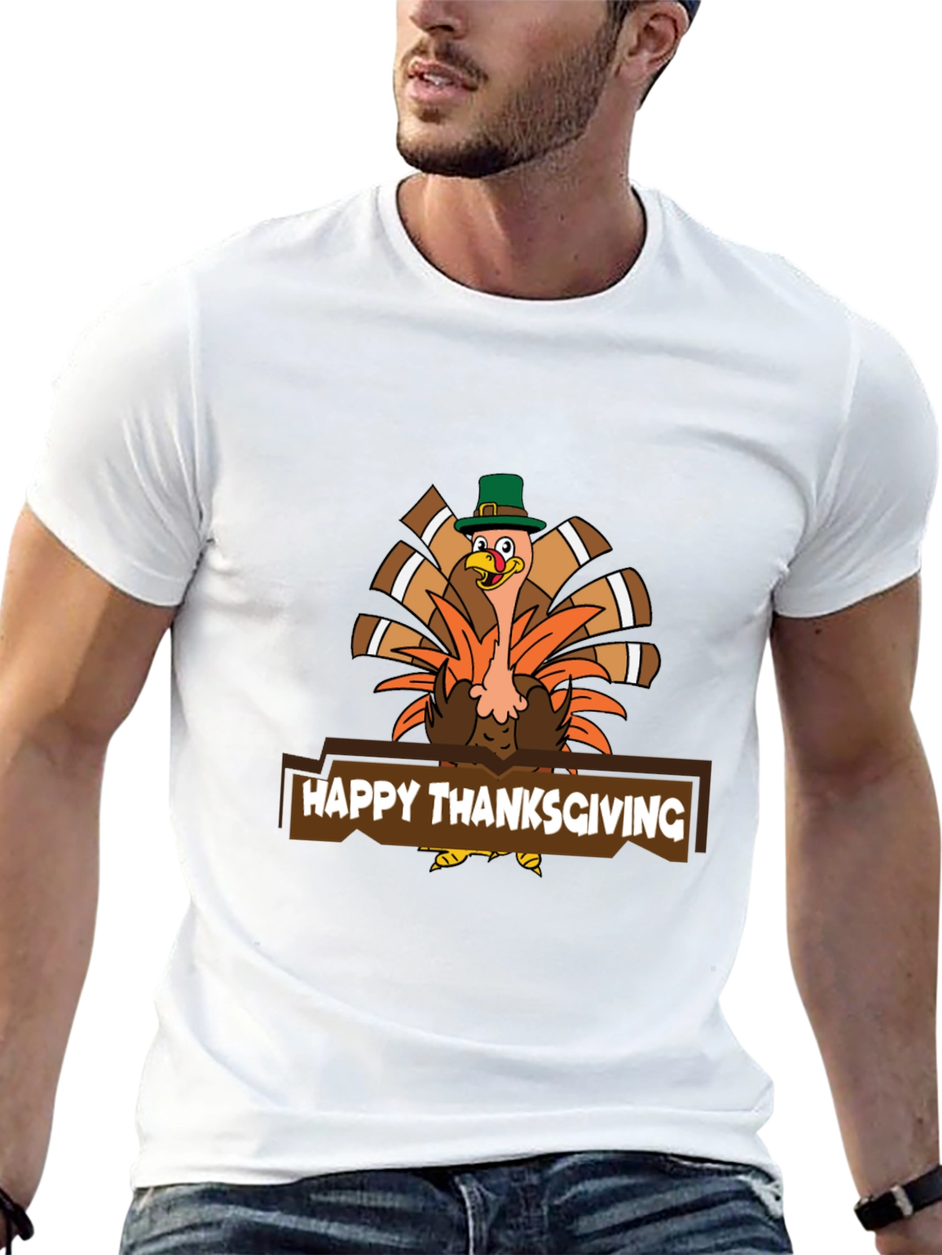 Thanksgiving Turkey T-Shirt - Holiday Graphic Tee