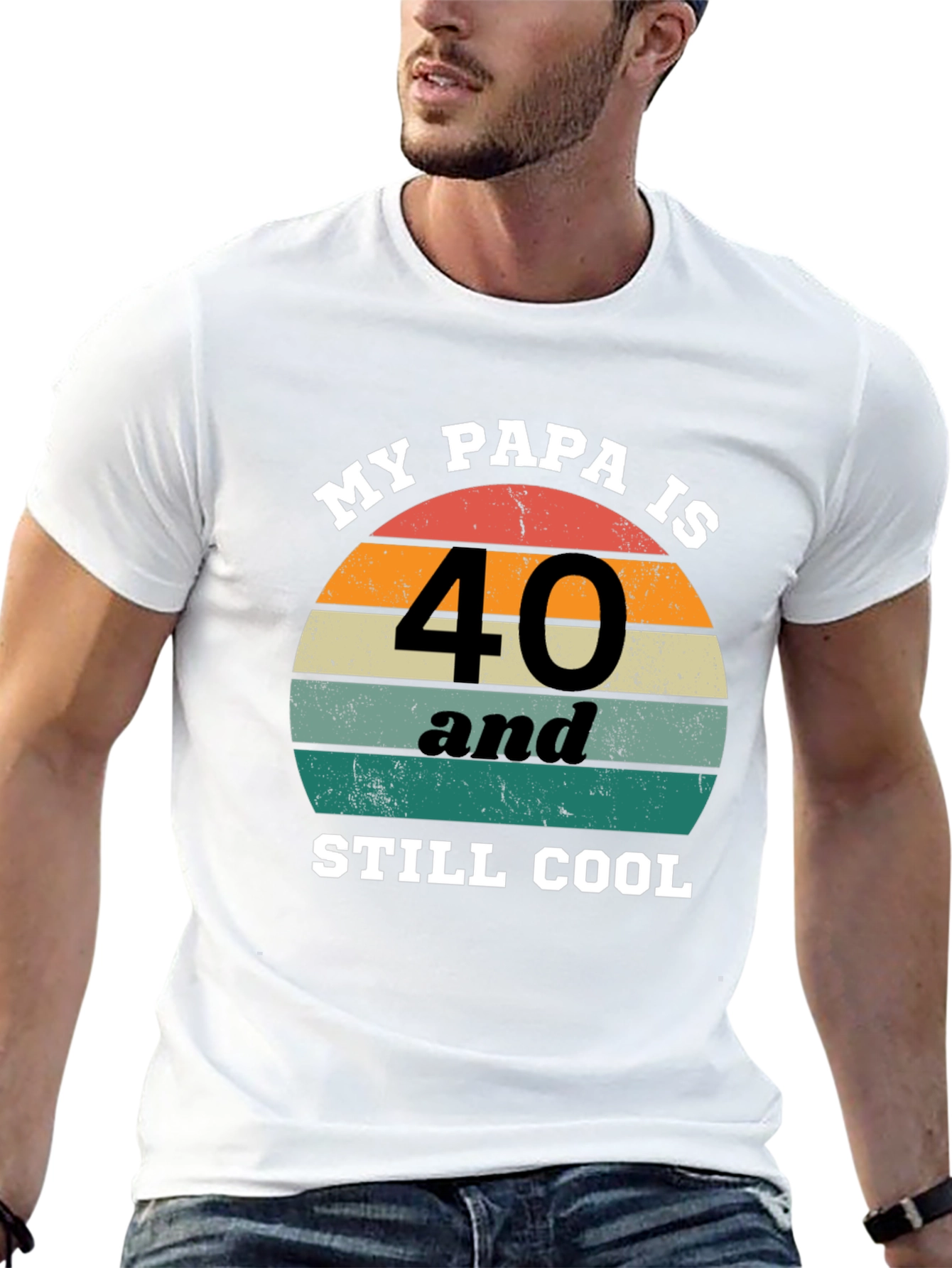 My Papa Is 40 and Still Cool T-Shirt