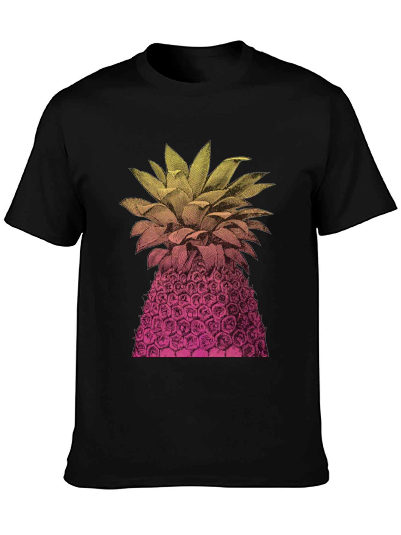 Pineapple Graphic Print T-Shirt