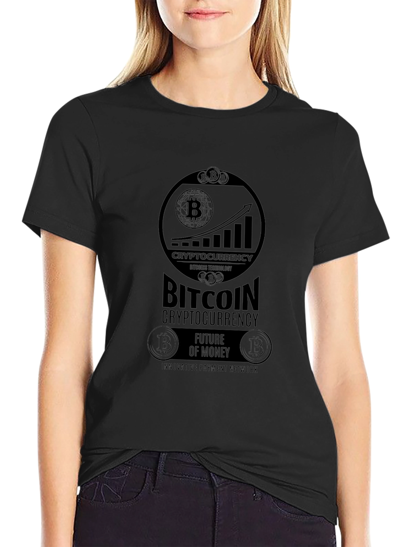 Bitcoin Crypto T-Shirt - Innovative Payment Network Tee