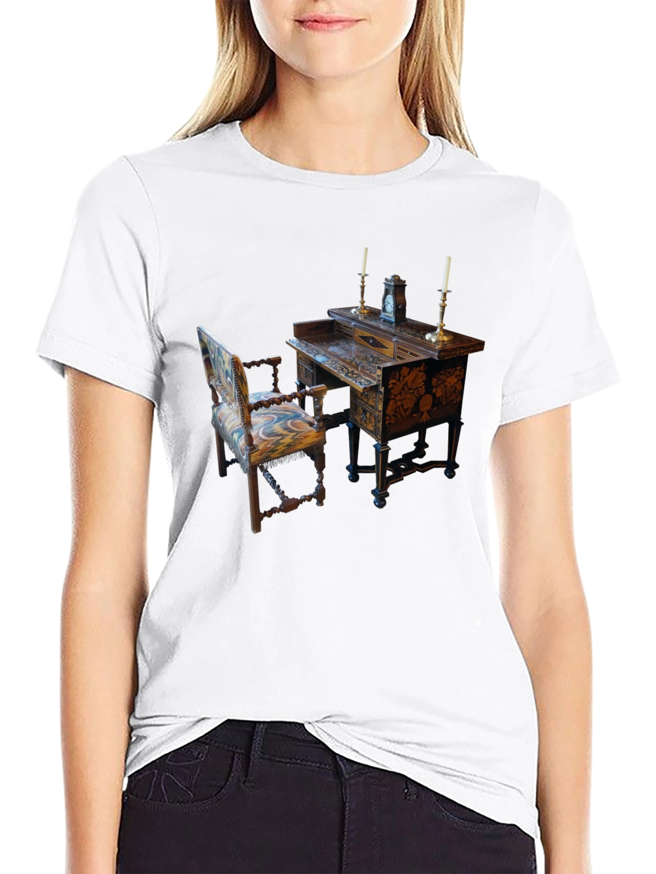 Antique Desk and Chair Graphic Tee