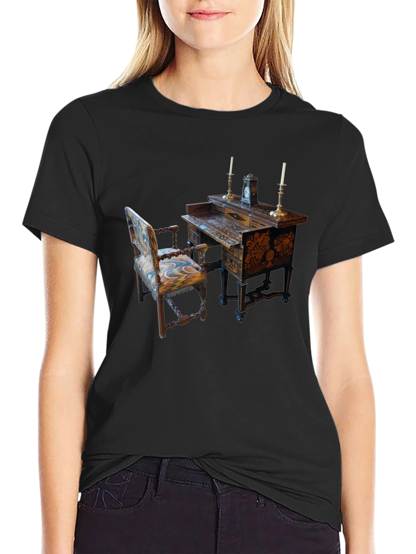 Antique Desk and Chair Graphic Tee