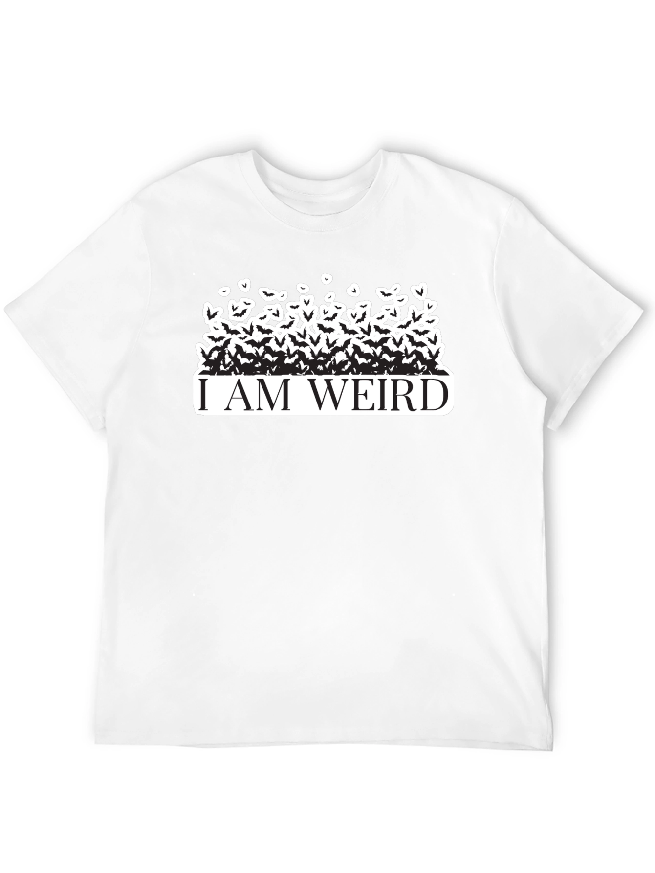 I am Weird Bats & Hearts Graphic Tee