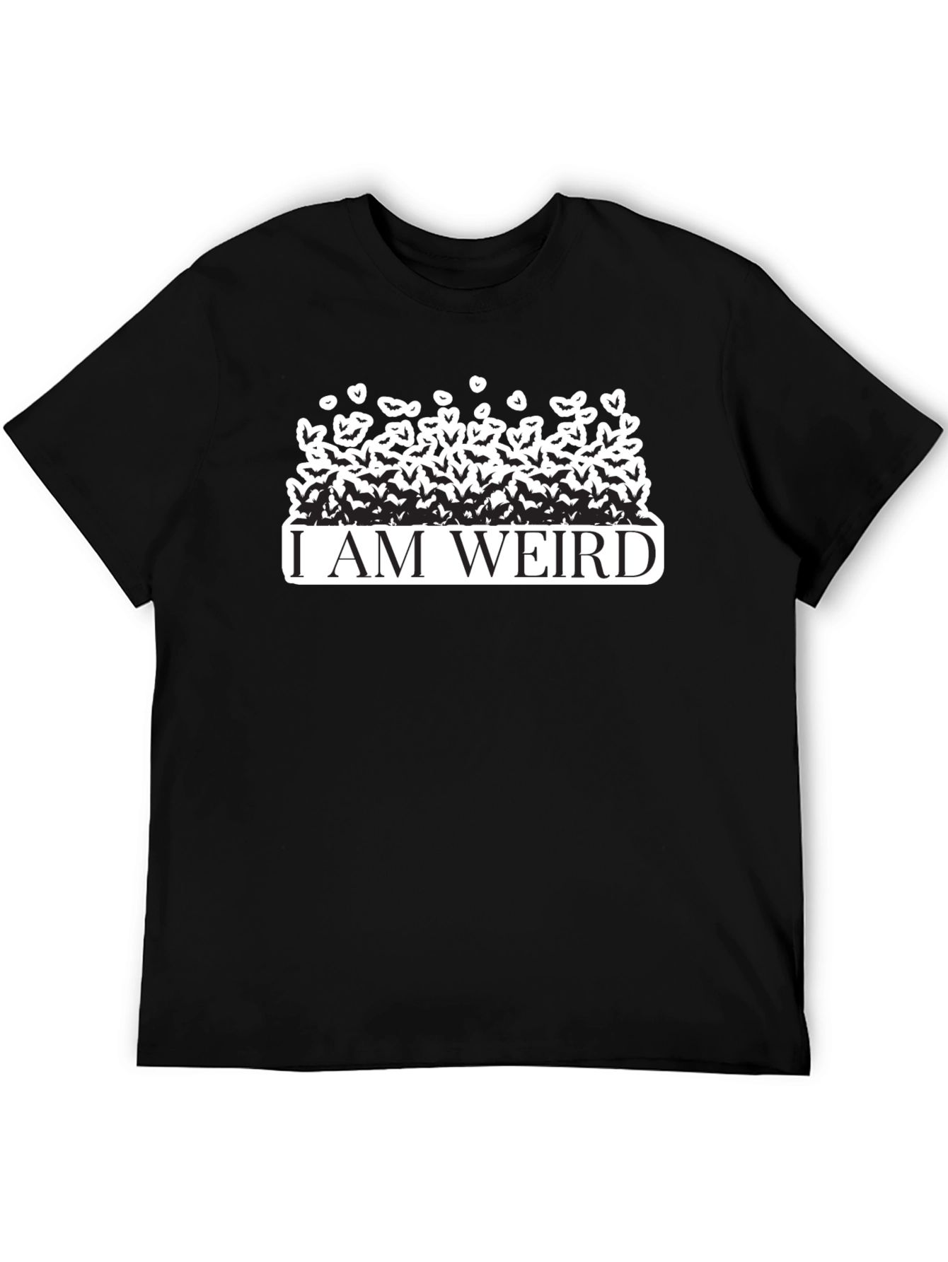 I am Weird Bats & Hearts Graphic Tee