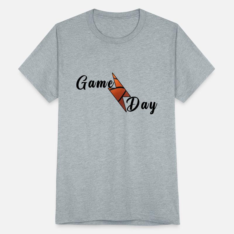 Game Day Basketball Lightning Bolt