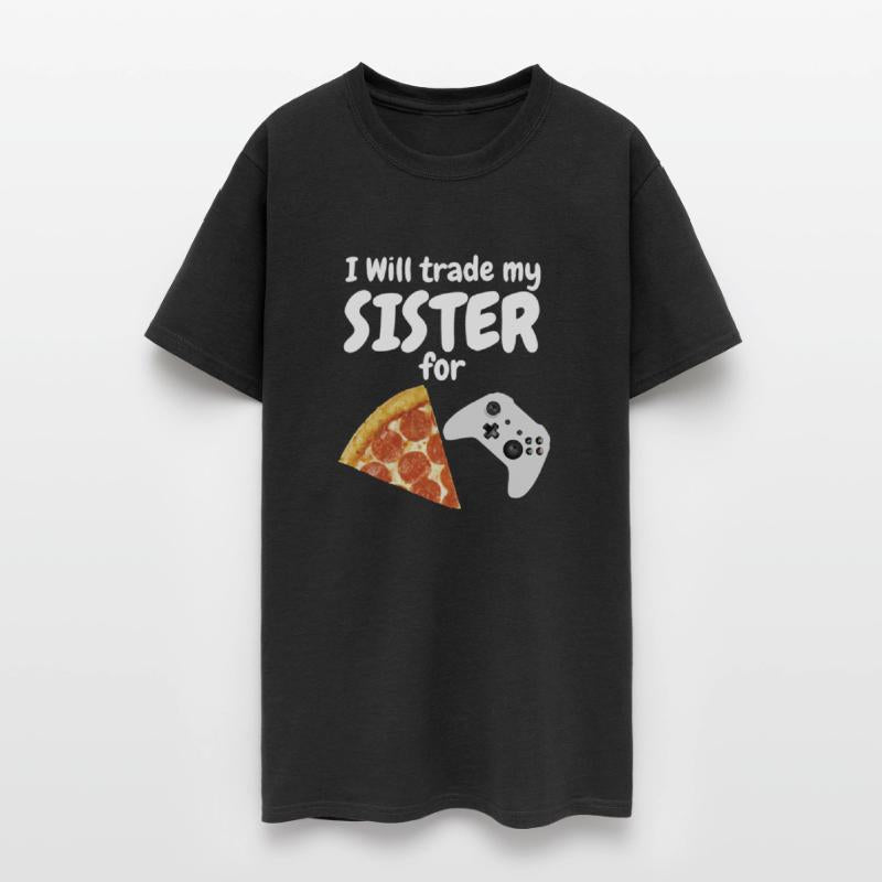 Gamer Brother Sister Love Pizza Boys Video Game