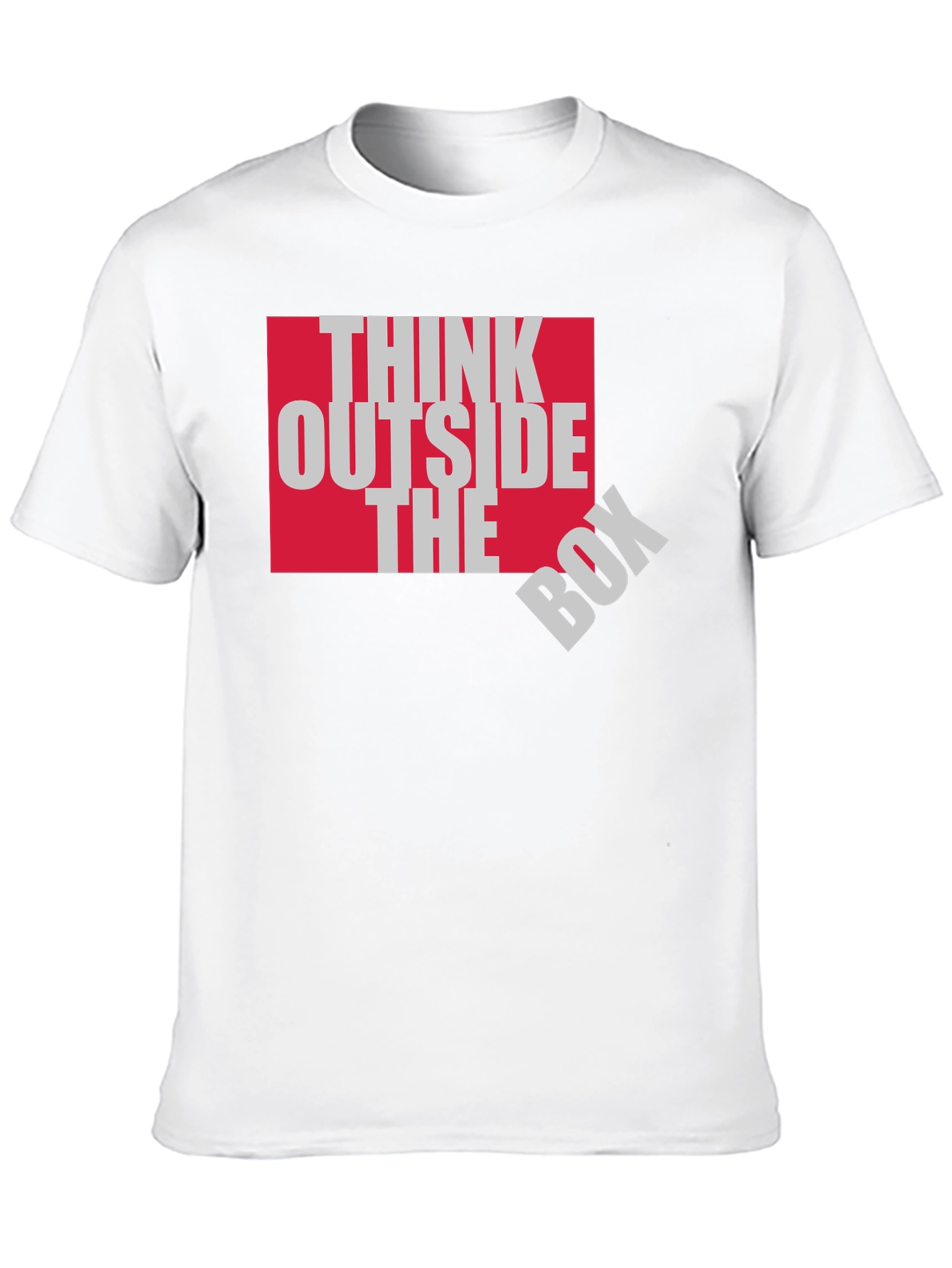 Think Outside the Box Graphic Tee - Black
