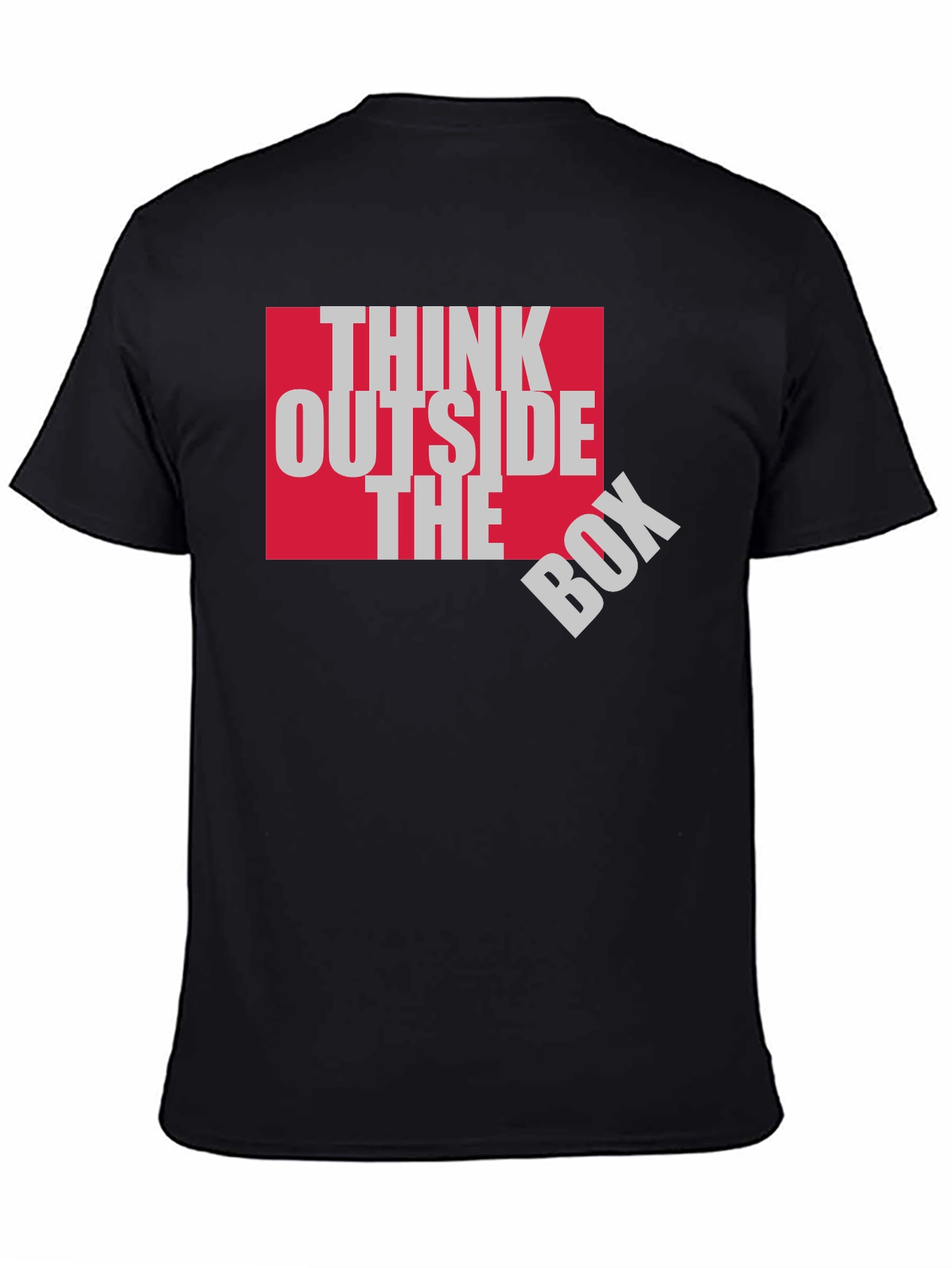 Think Outside the Box Graphic Tee - Black