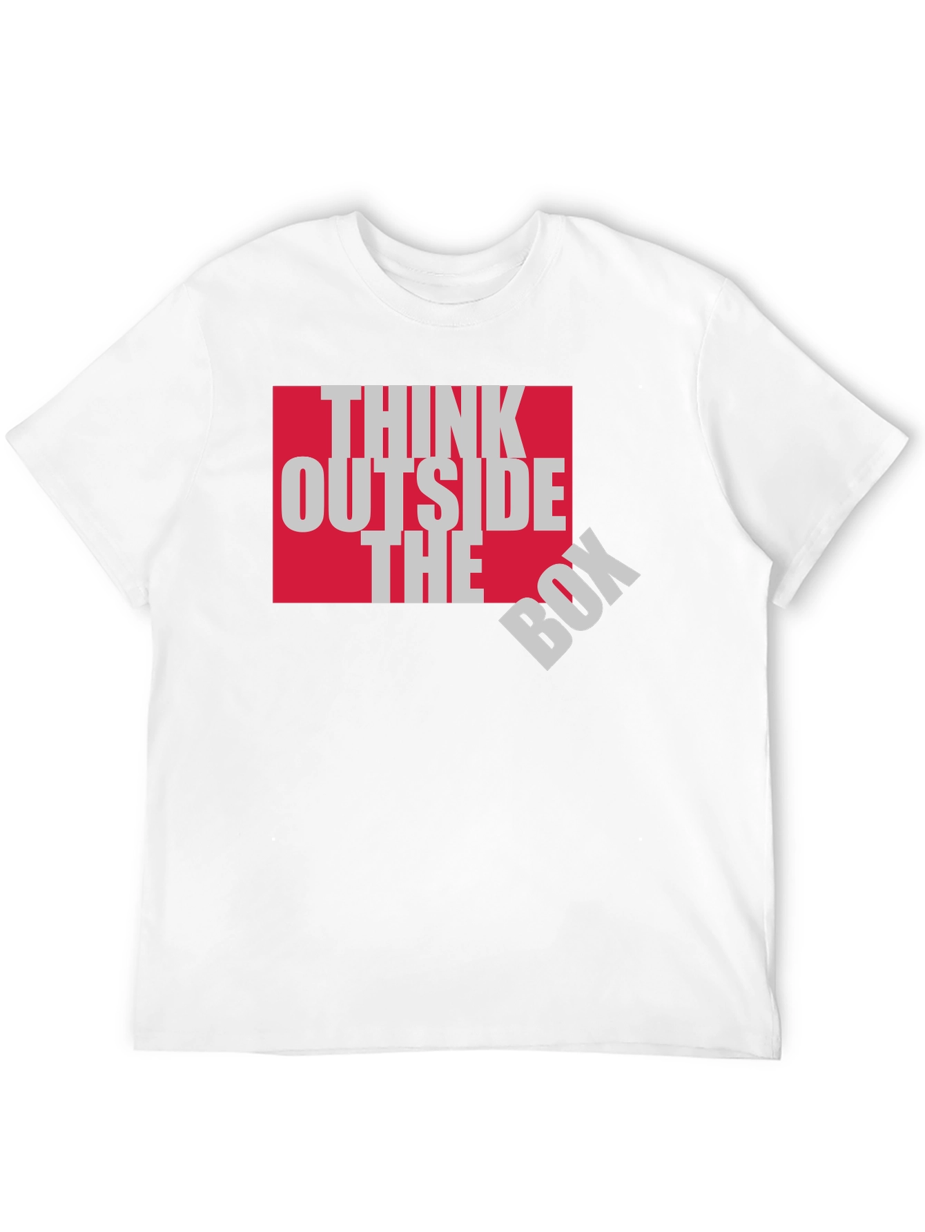 Think Outside the Box Graphic Tee - Black