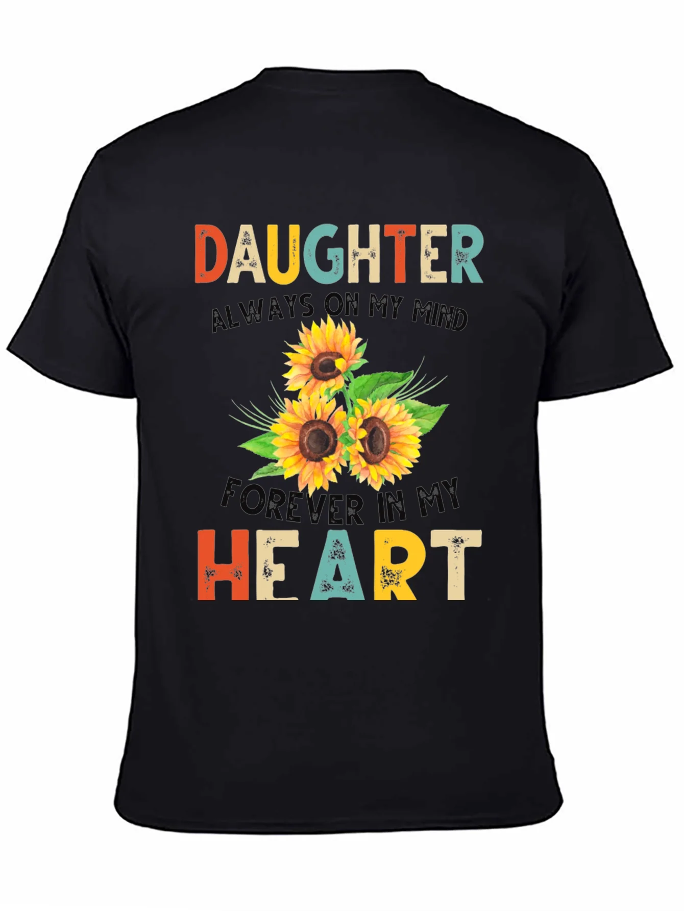 Daughter Sunflower Graphic T-Shirt