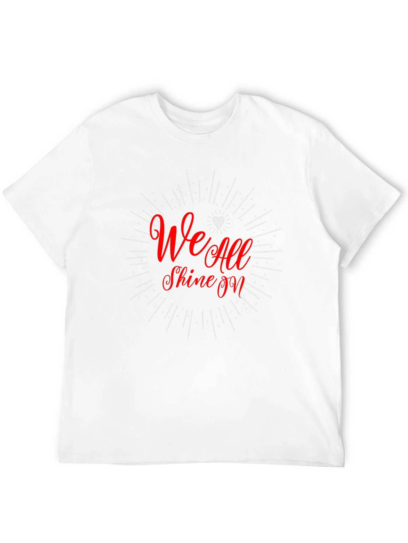 We All Shine On Graphic Tee - Black