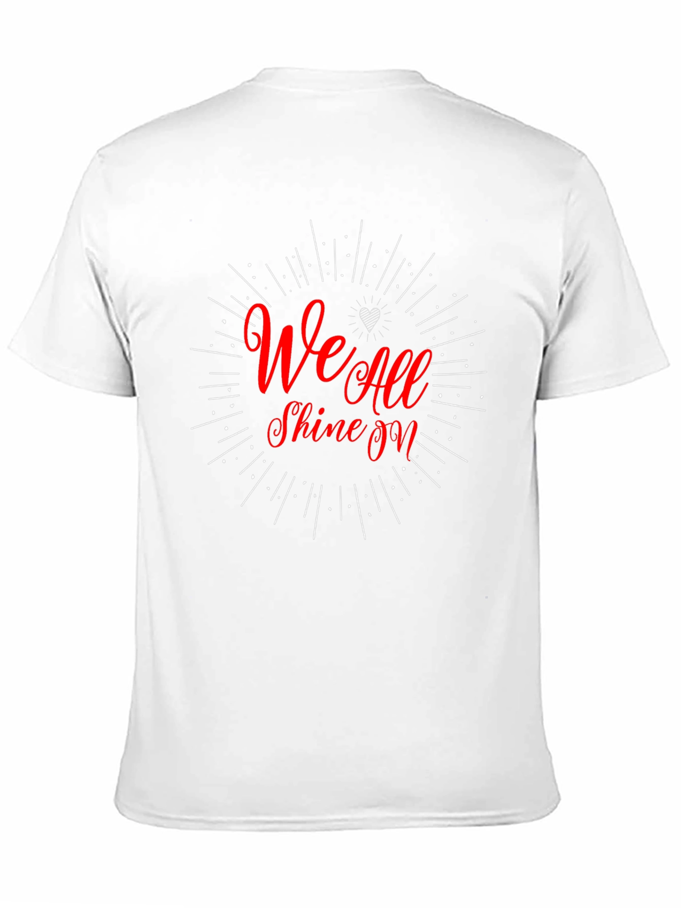 We All Shine On Graphic Tee - Black