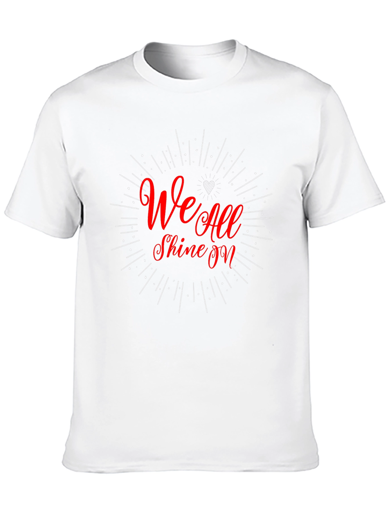 We All Shine On Graphic Tee - Black