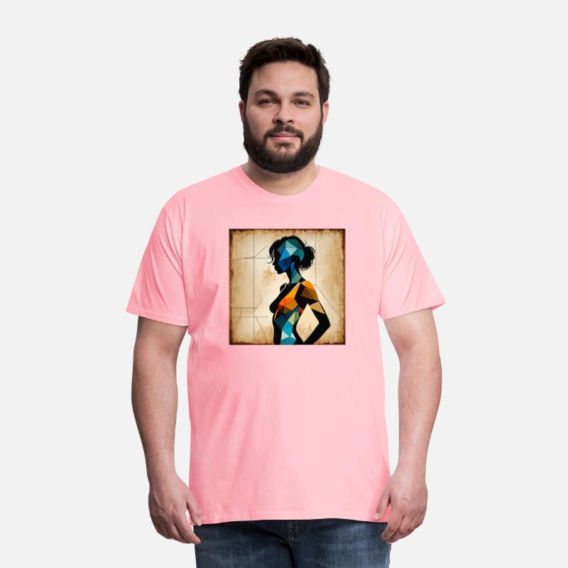 Geometry Girl - Abstract with background