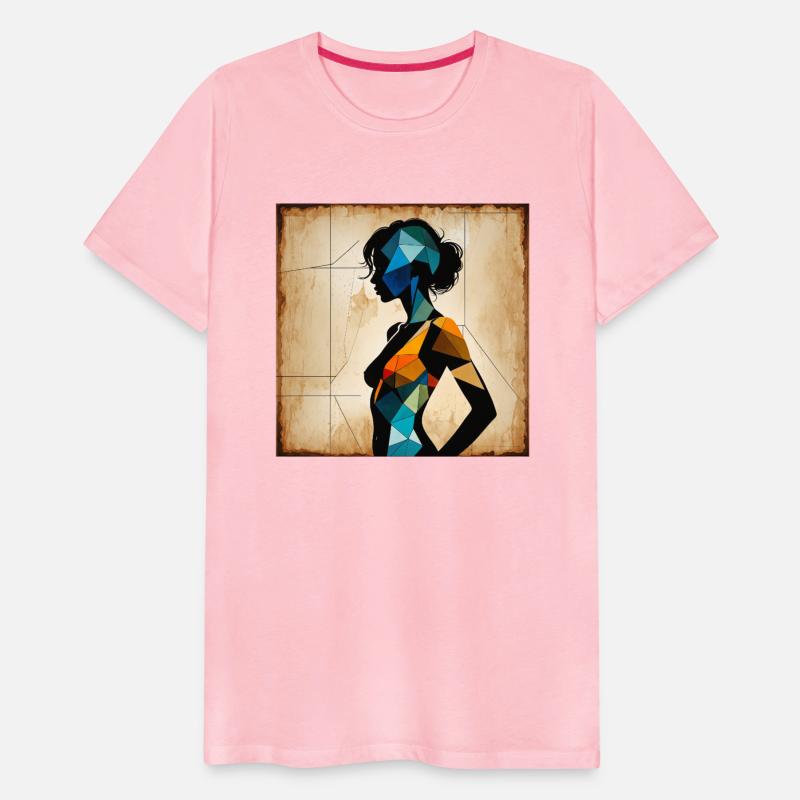 Geometry Girl - Abstract with background