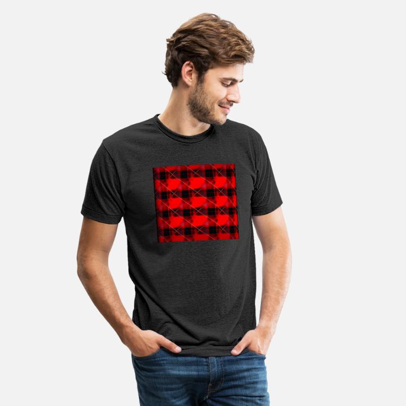 Get the Look Bold Red Tartan T-Shirt