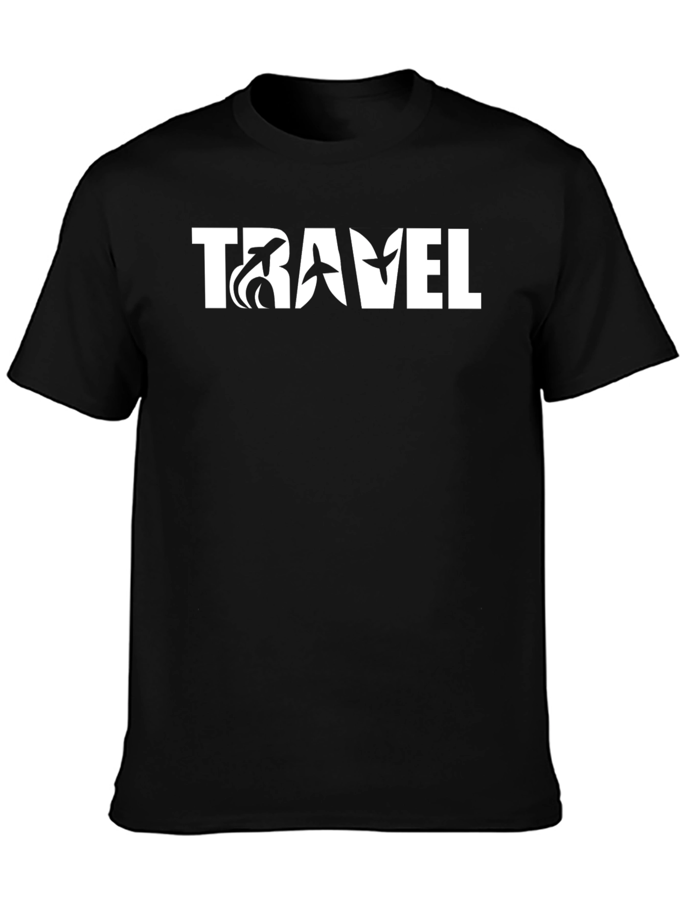 Travel Graphic Black T-Shirt