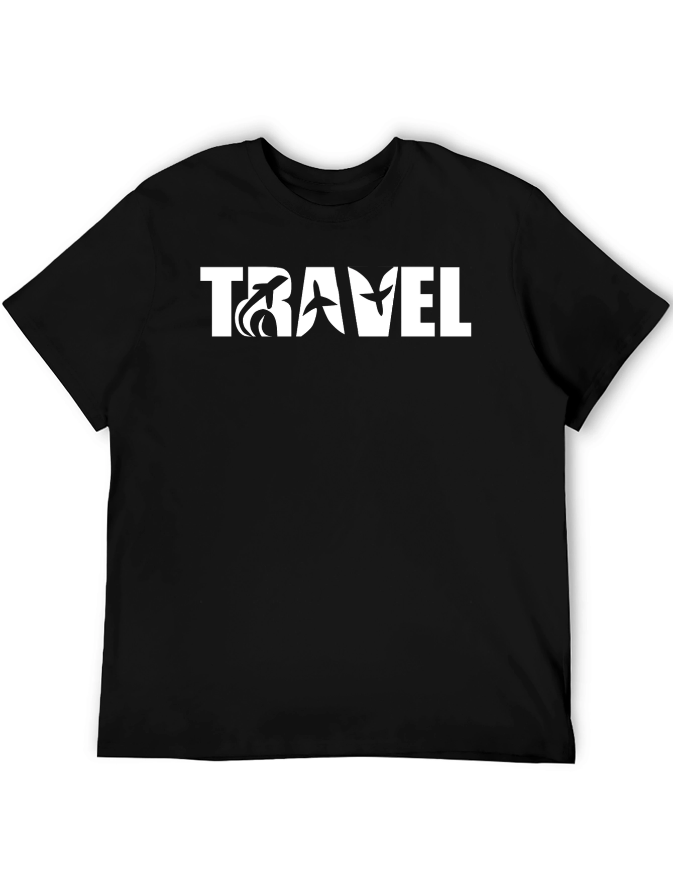 Travel Graphic Black T-Shirt