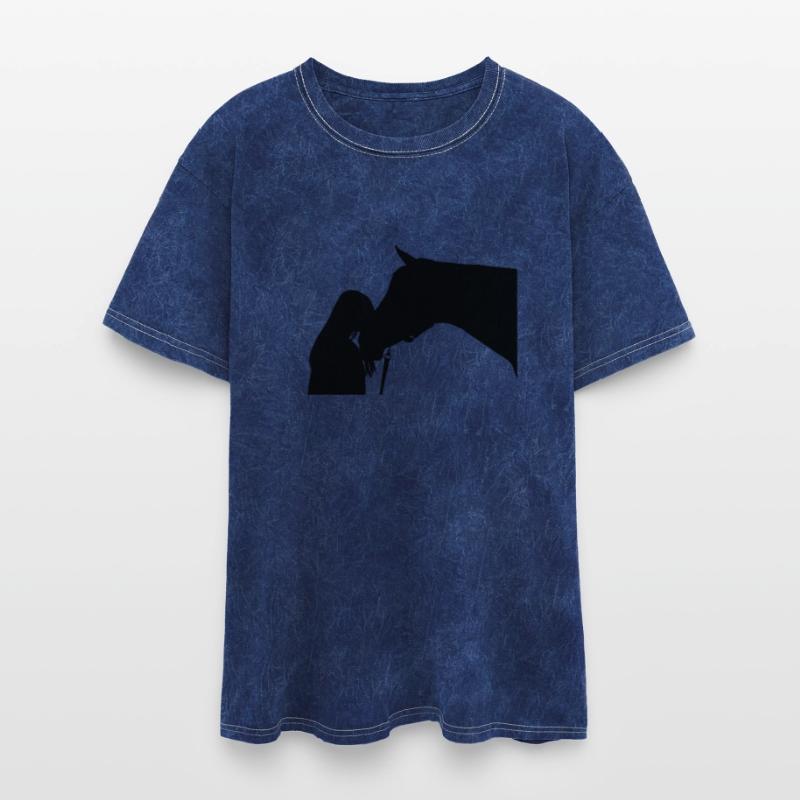 Girl And Horse Silhouette