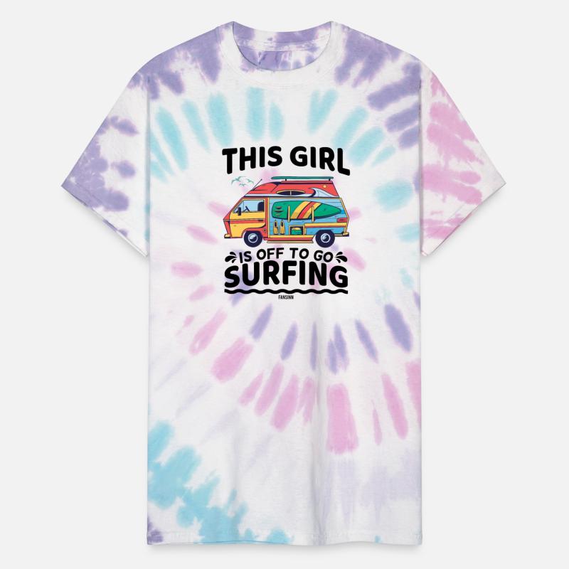 Girls surfing SUP Camping