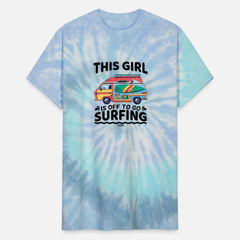 Girls surfing SUP Camping