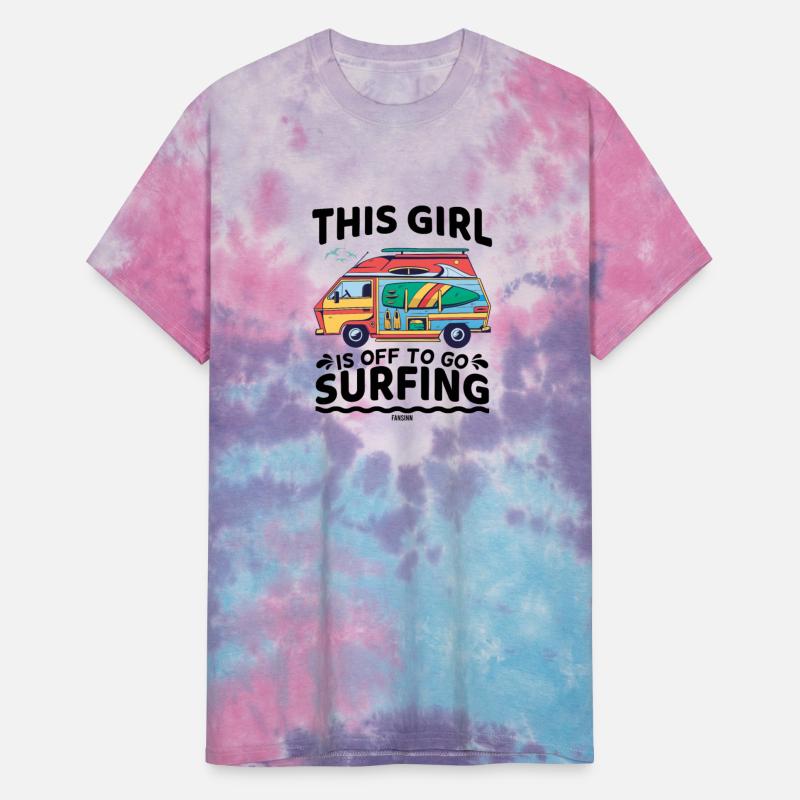 Girls surfing SUP Camping