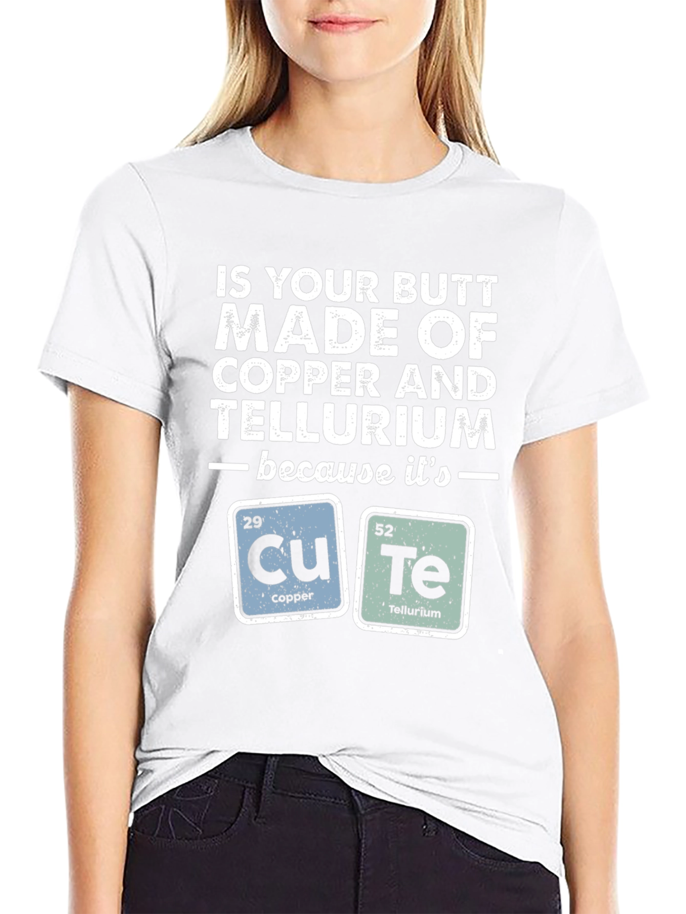 Funny Chemistry Pun T-Shirt - Copper & Tellurium
