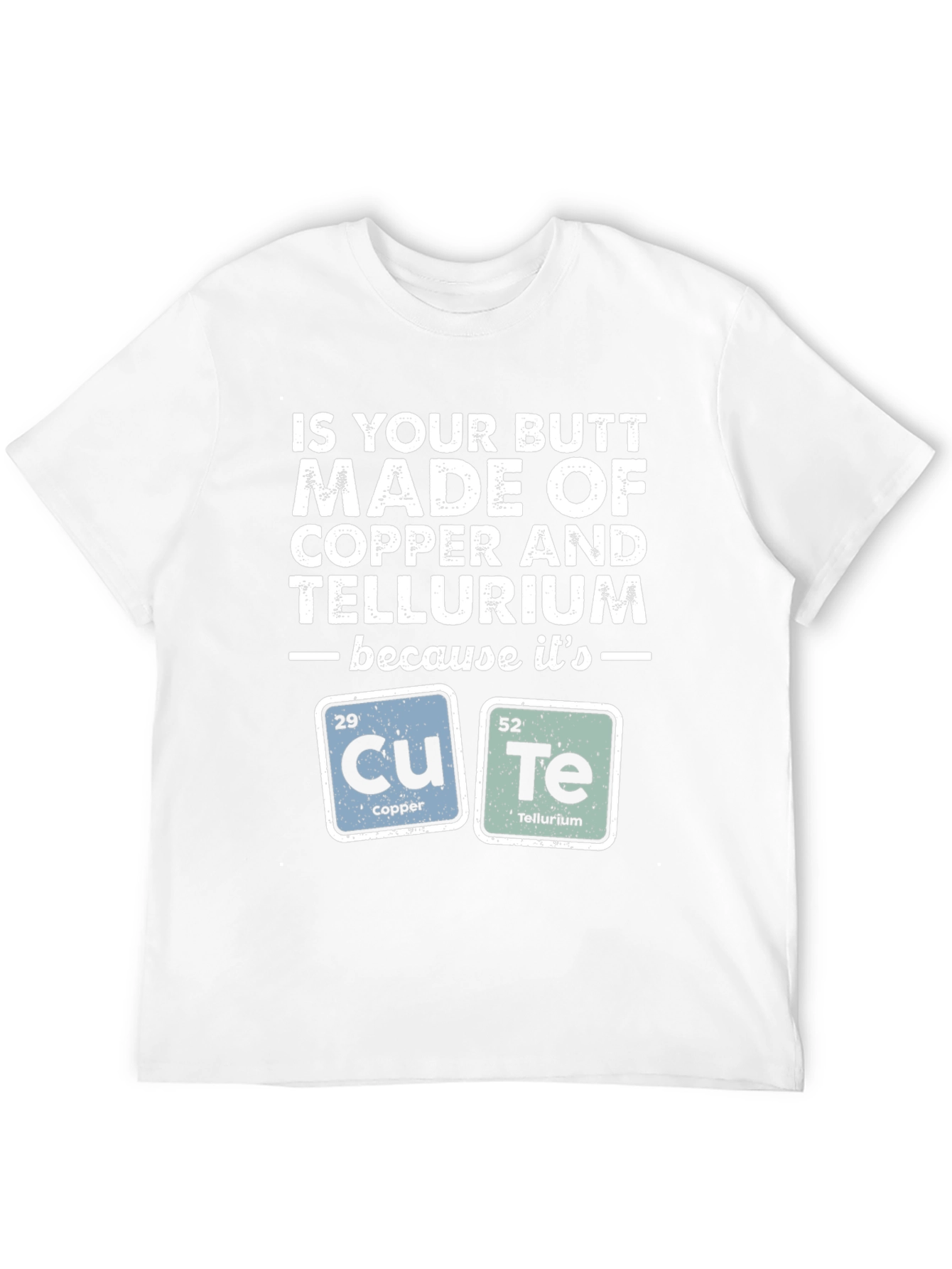 Funny Chemistry Pun T-Shirt - Copper & Tellurium