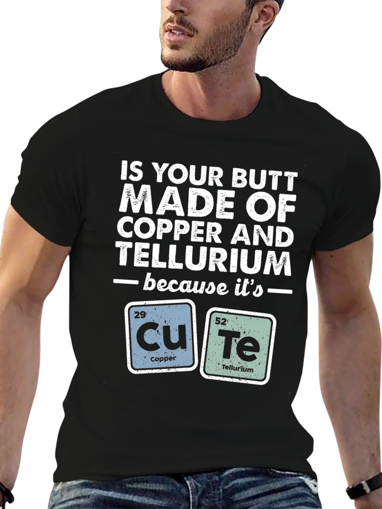 Funny Chemistry Pun T-Shirt - Copper & Tellurium