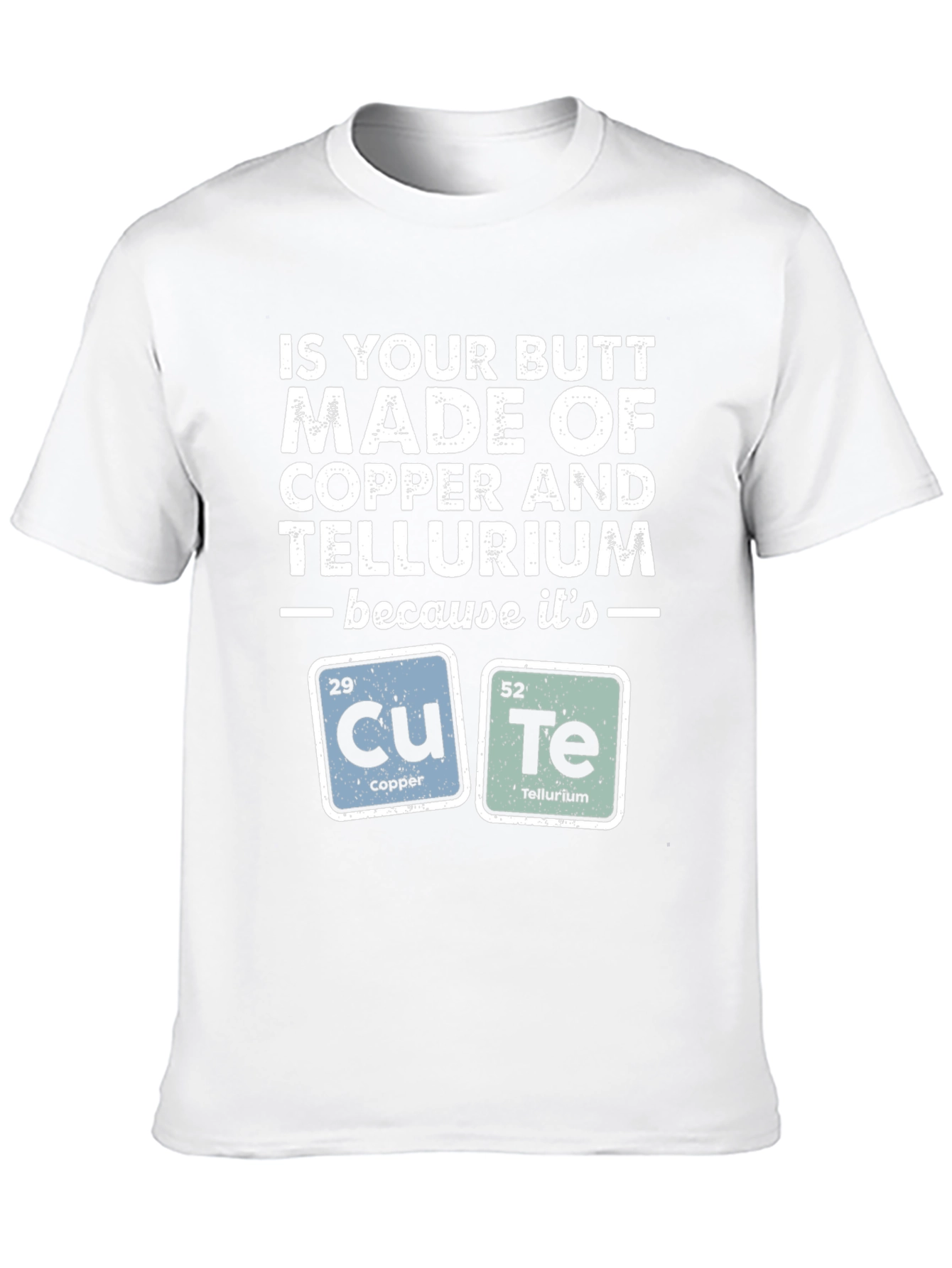 Funny Chemistry Pun T-Shirt - Copper & Tellurium