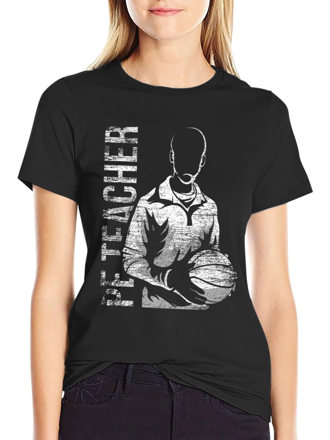 Basketball Teacher T-Shirt - Stylish Graphic Tee