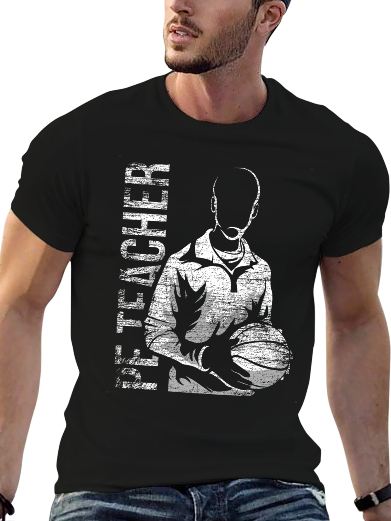 Basketball Teacher T-Shirt - Stylish Graphic Tee
