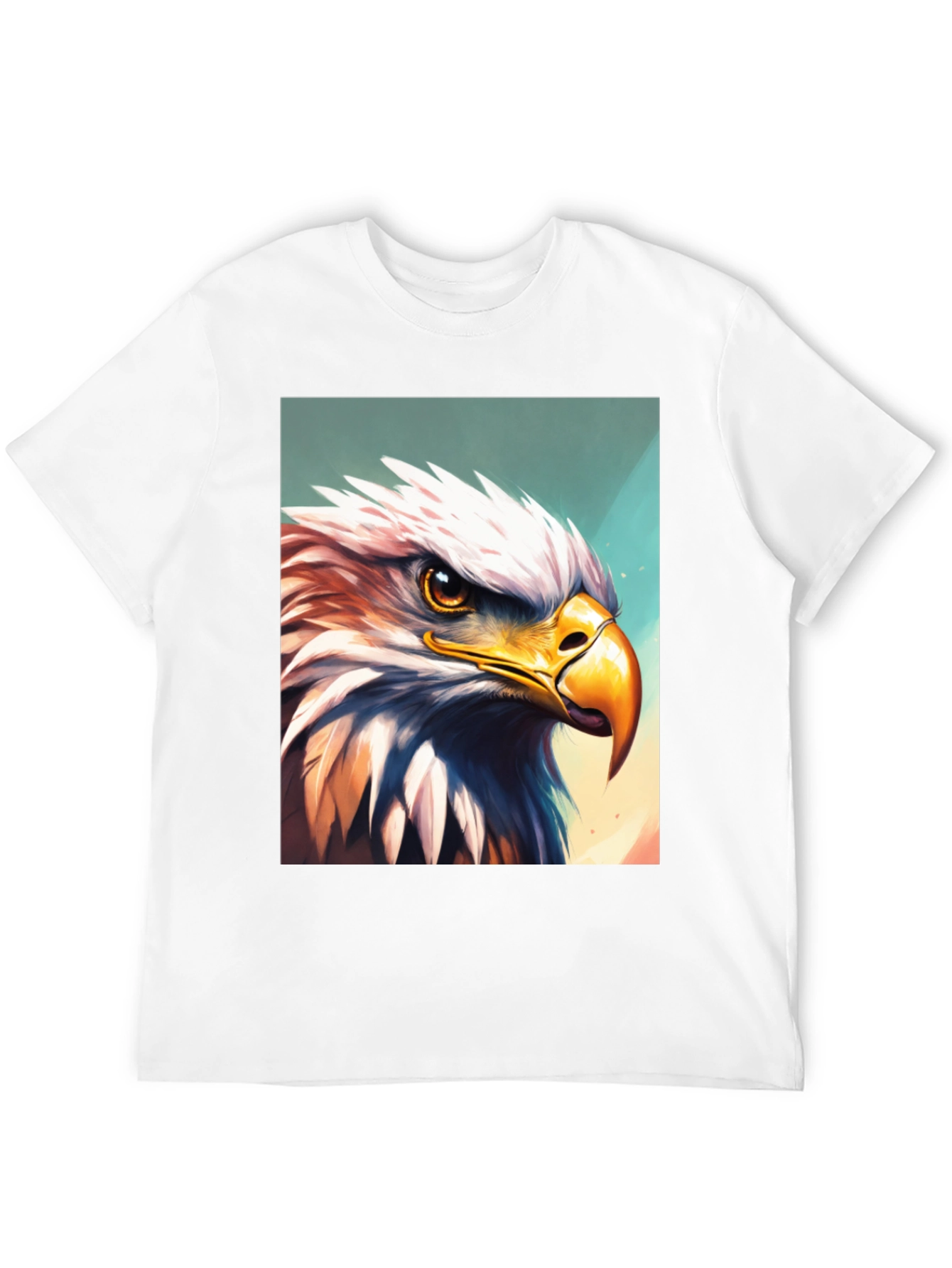 Eagle Graphic Tee - Patriotic Bird Print