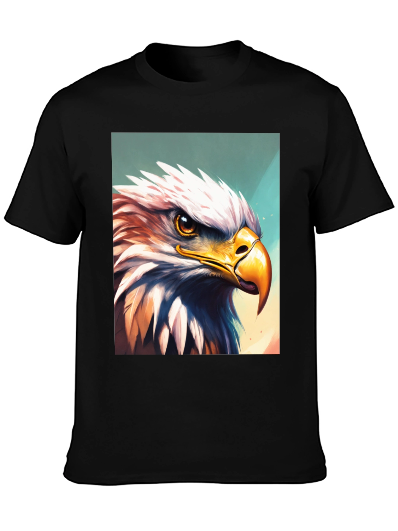 Eagle Graphic Tee - Patriotic Bird Print