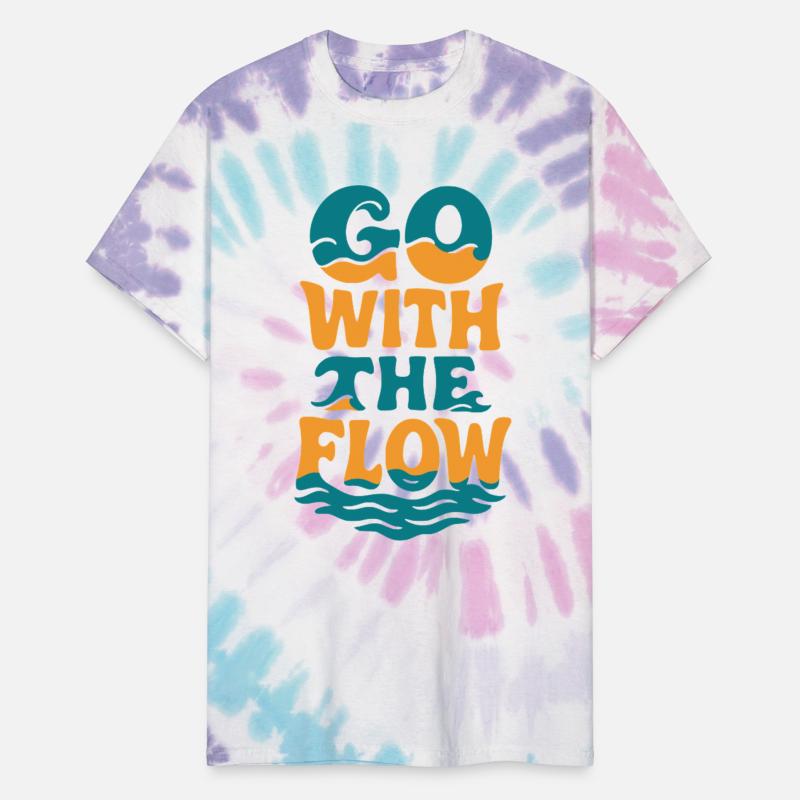 Go With The Flow | Retro Beachcore Typography