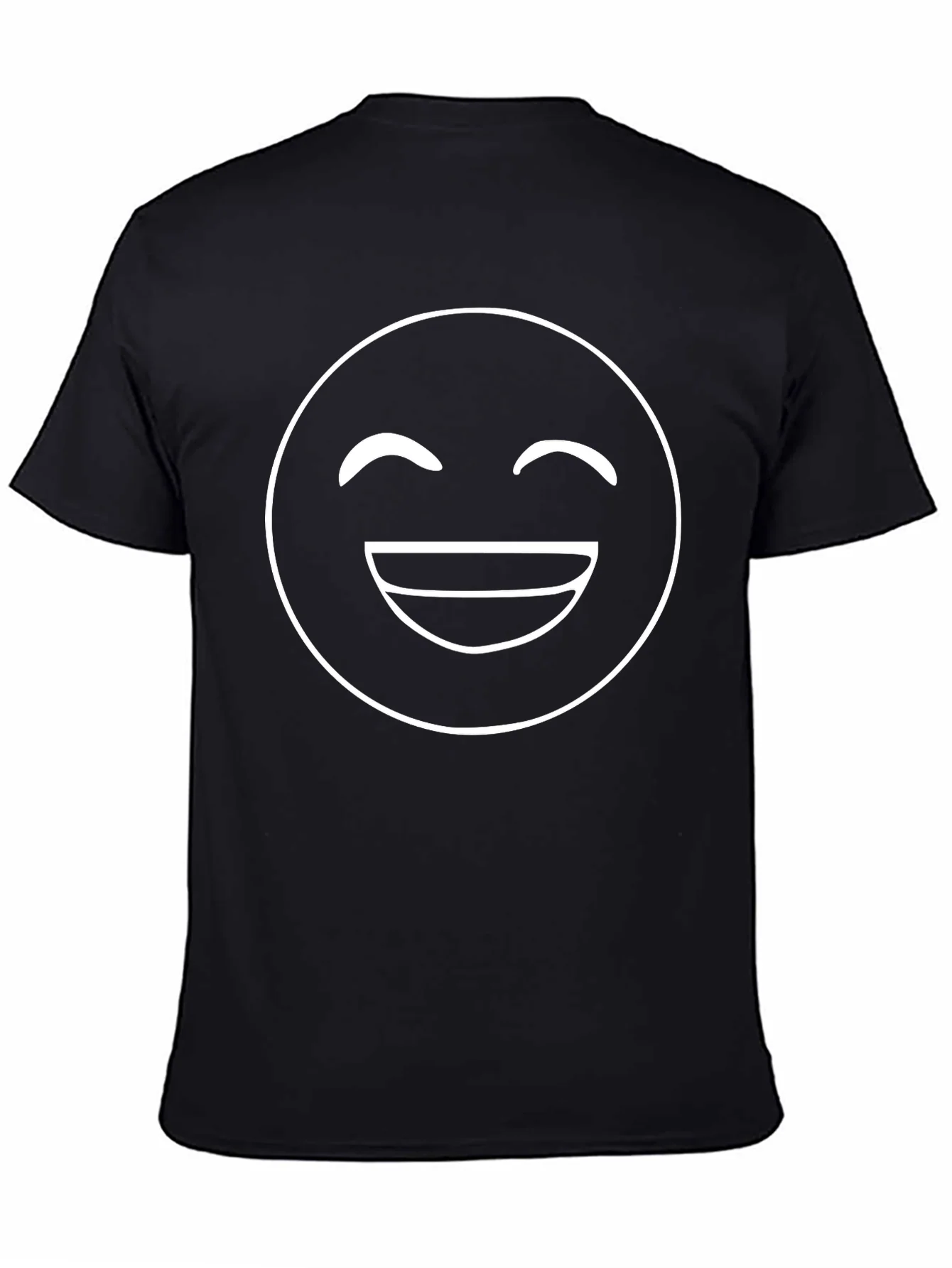 Happy Face Graphic Tee - Classic Emoji Style